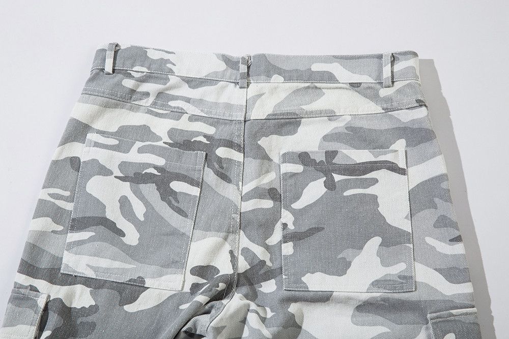 Japanese Brand × Jean High Street Multi Pocket Camouflage Baggy Size US 33 - 4 Thumbnail