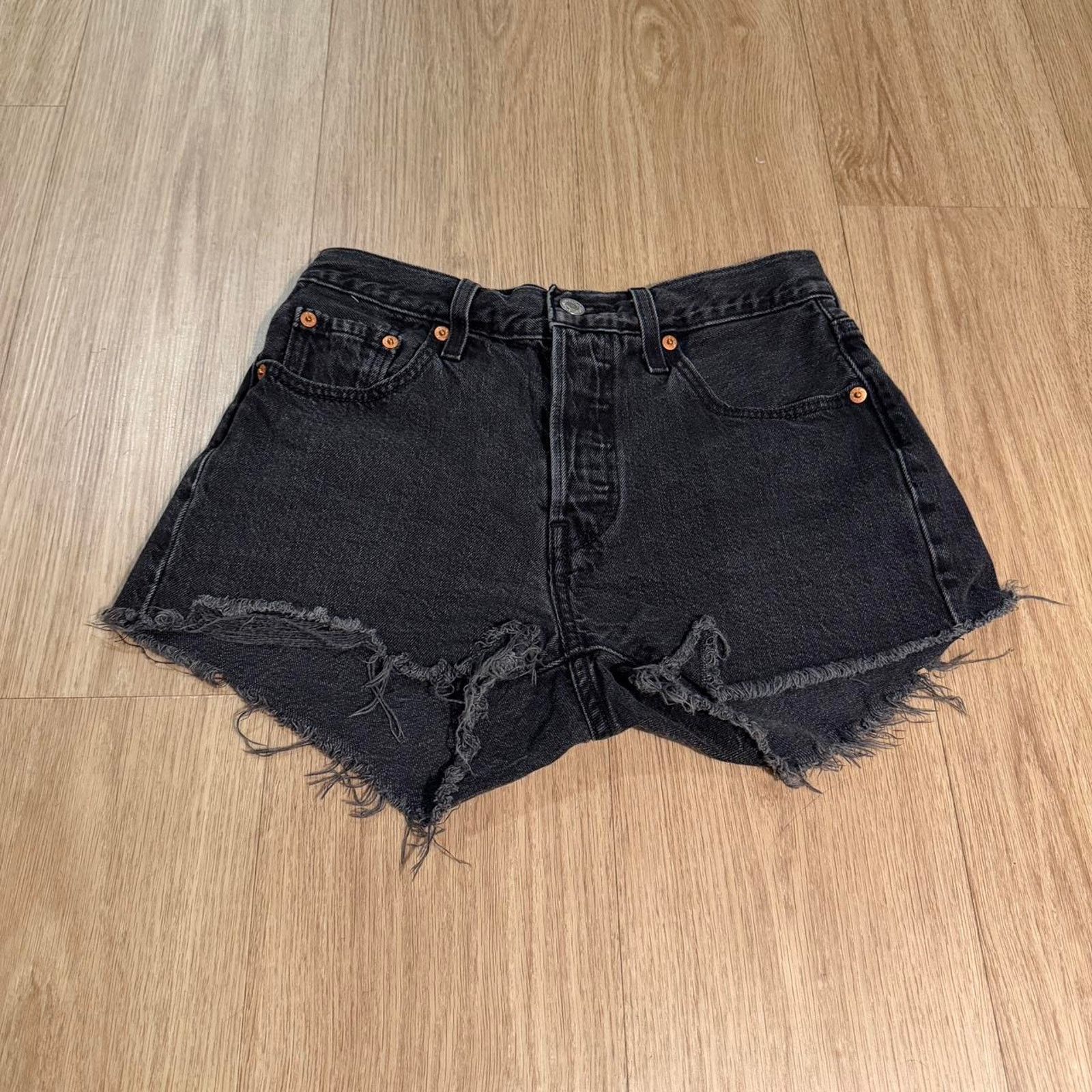Levi's Levis 501 black vintage Size 25" / US 0 / IT 36 - 1 Thumbnail
