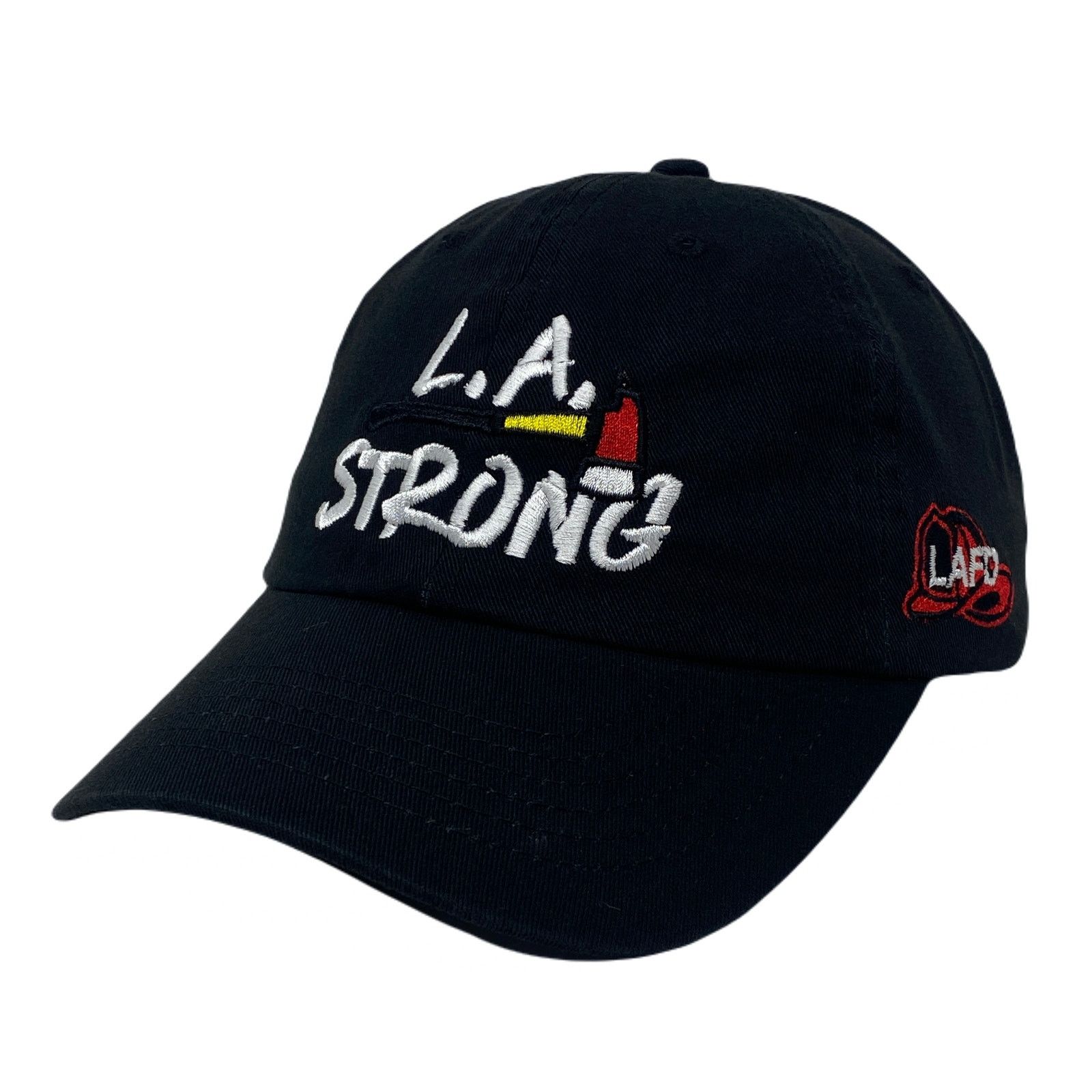 Other Los Angeles LA Strong Fire Rescue Axe Slouch Dad Hat Size ONE SIZE - 3 Thumbnail