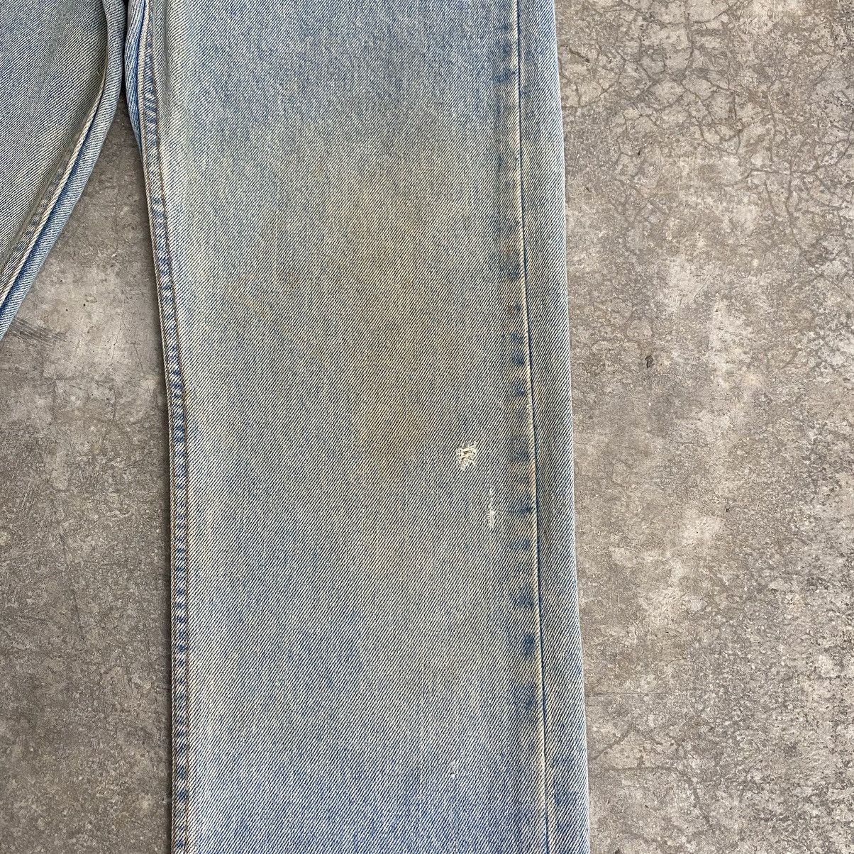 Levi's VTG 1996 Levis 505 Straight Leg Dirt Washed Blue Jeans Size US 31 - 9 Thumbnail