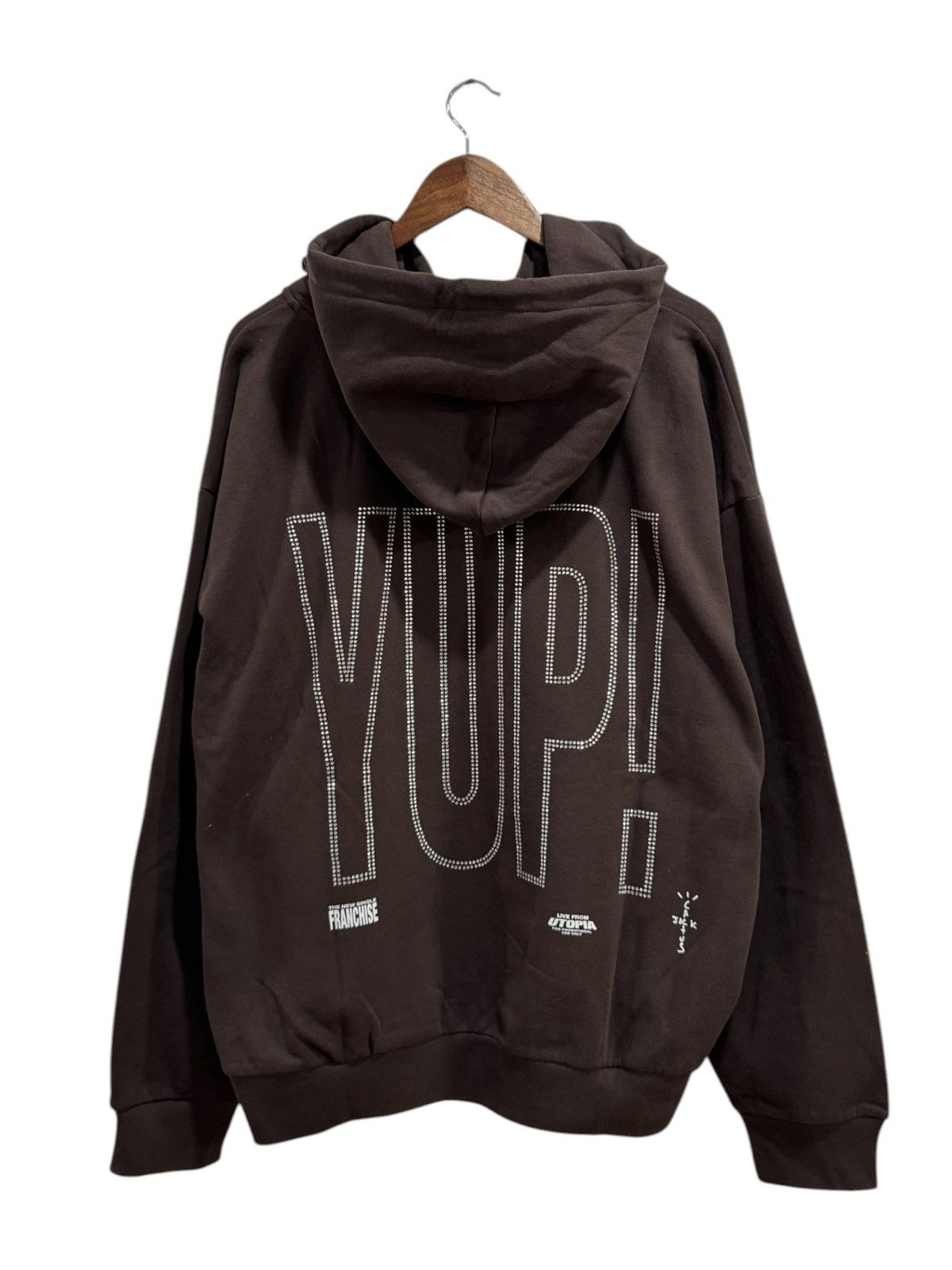 Travis Scott Travis Scott YUP! Hoodie Brown Size US XL / EU 56 / 4 - 3 Thumbnail