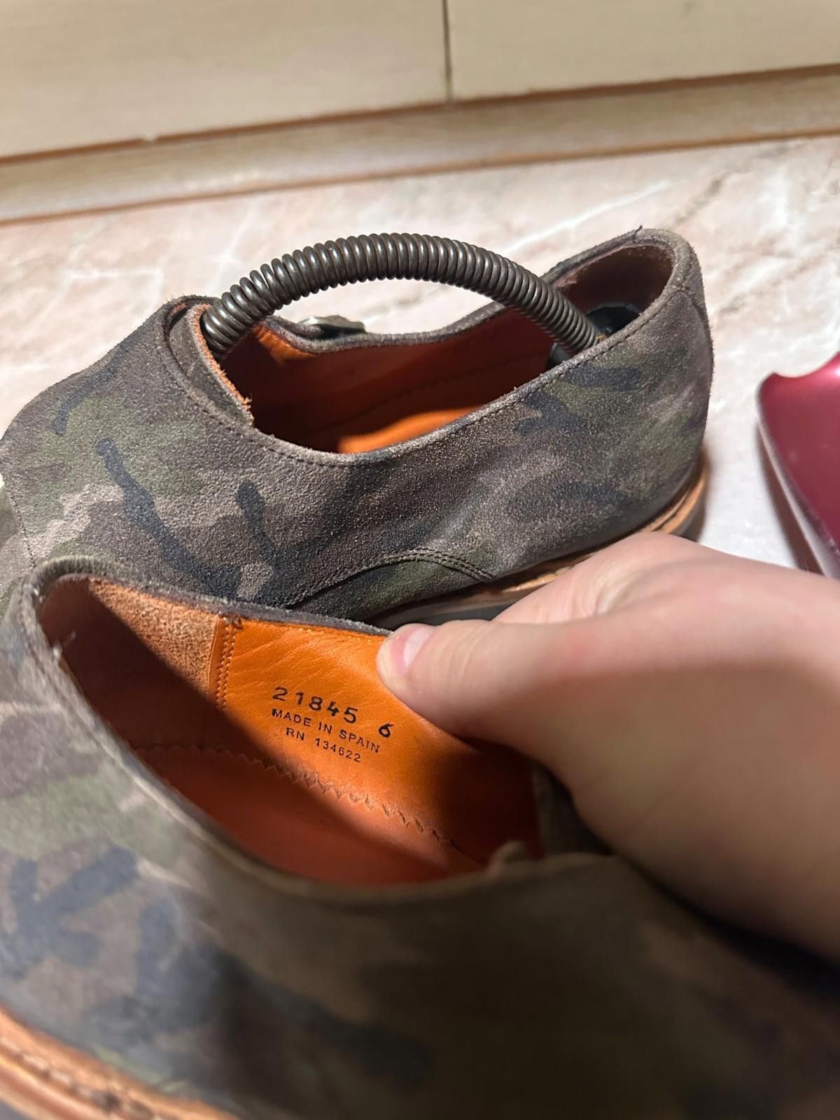 Suitsupply SUITSUPPLY CAMO MONK STRAP Classic Shoes Sz UK 6 Eur 40 Size US 7 / EU 40 - 8 Thumbnail
