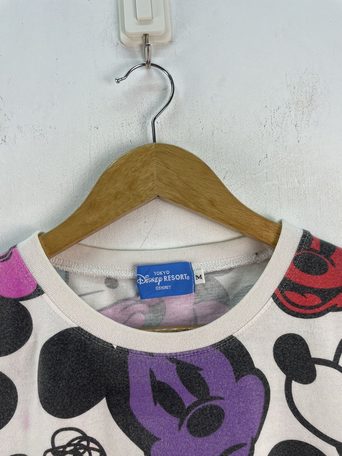 Disney × Mickey Mouse Vintage Y2K Mickey Mouse Tshirt Fullprint Tokyo Disneyland Size US M / EU 48-50 / 2 - 2 Thumbnail
