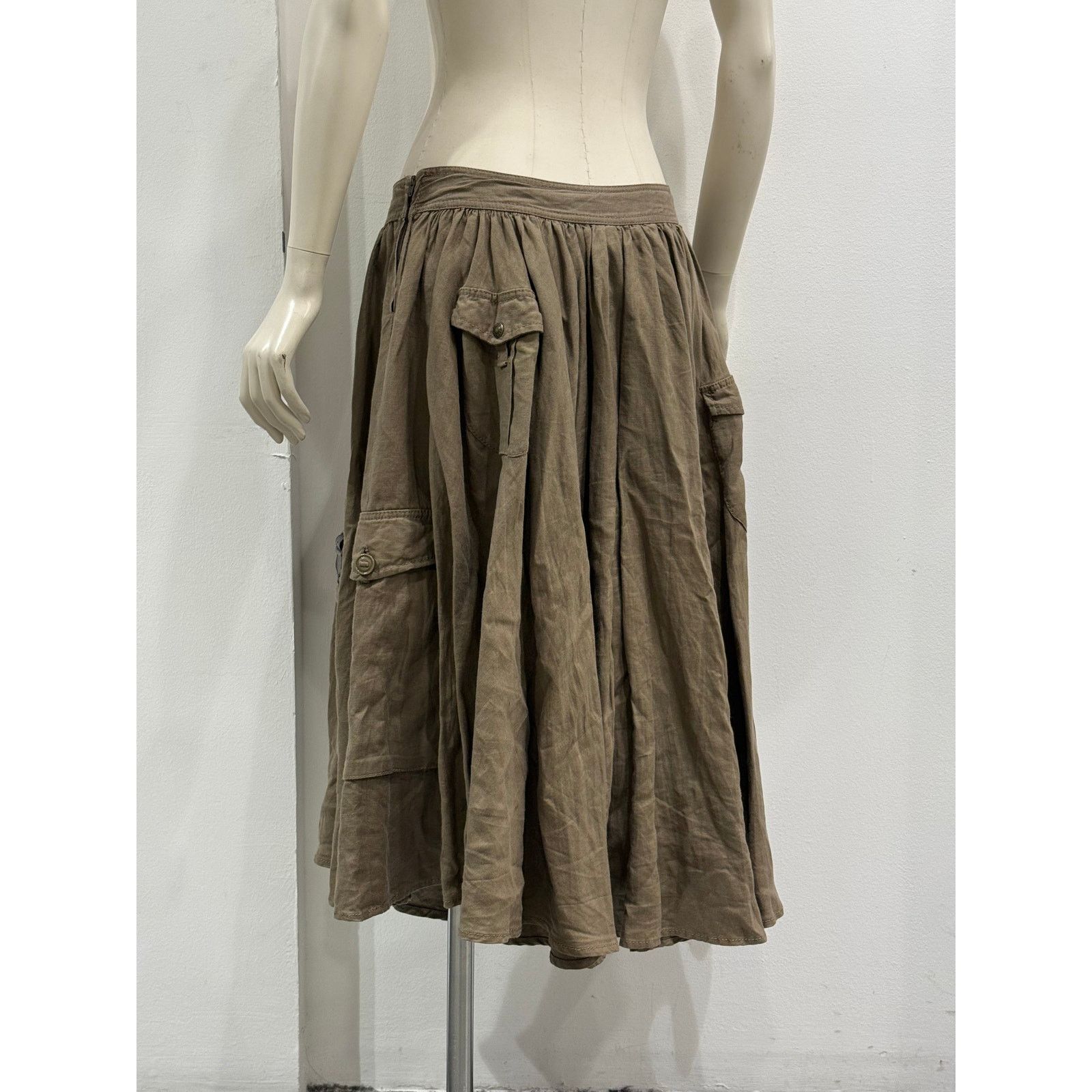 Dolce & Gabbana S/S2003 Dolce & Gabbana multi pocket cargo military skirt Size 28" / US 6 / IT 42 - 7 Thumbnail