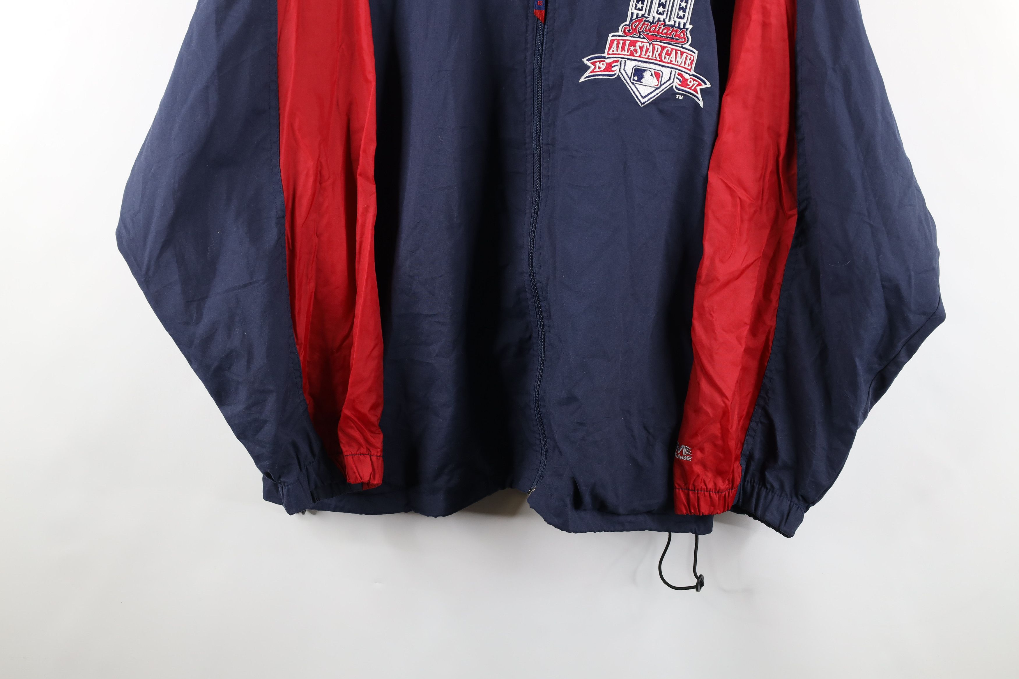 Vintage Vintage 90s Baseball All Star Game Cleveland Indians Jacket Size US XXL / EU 58 / 5 - 3 Thumbnail