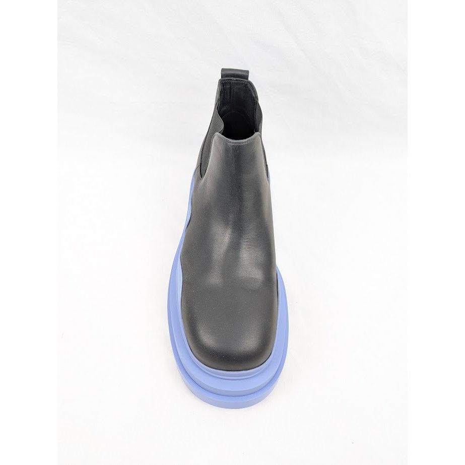 Bottega Veneta o1rshd1 Military Calf The Tire Boots in Black/Purple Size US 11 / EU 44 - 7 Thumbnail