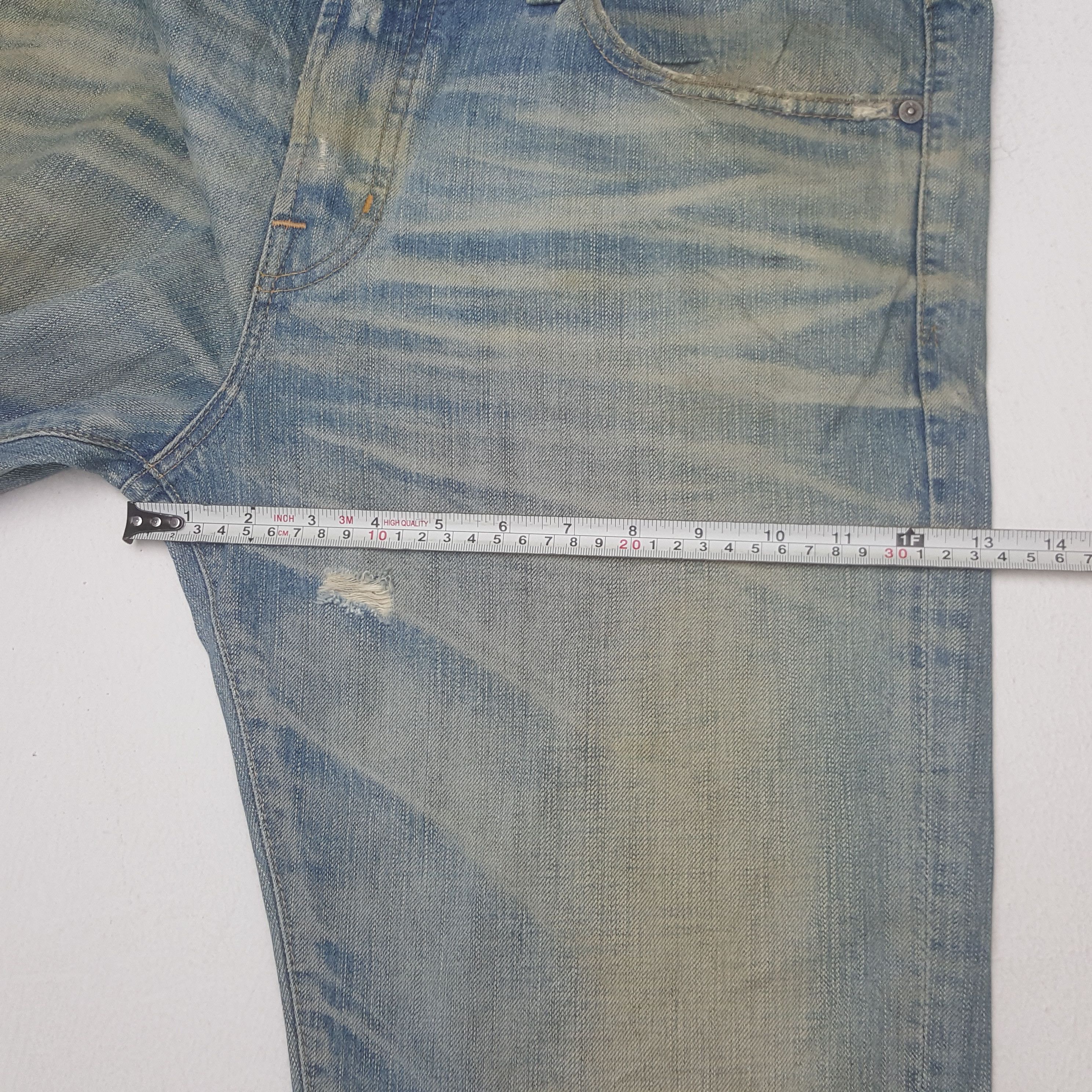 AG Adriano Goldschmied Vintage Adriano Goldschmied American Distressed Style Jeans Size US 36 / EU 52 - 11 Thumbnail