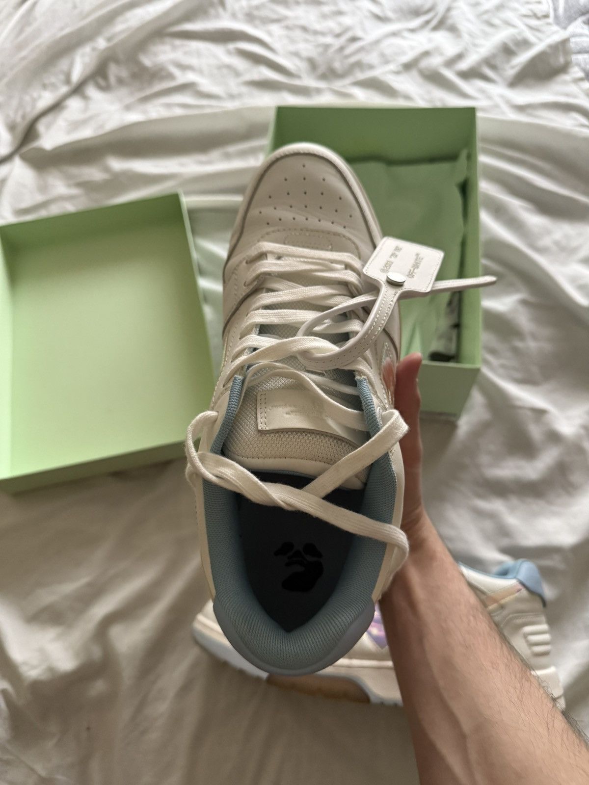 Off-White Off White Out of Office Iridescent Blue Size US 10 / EU 43 - 6 Thumbnail