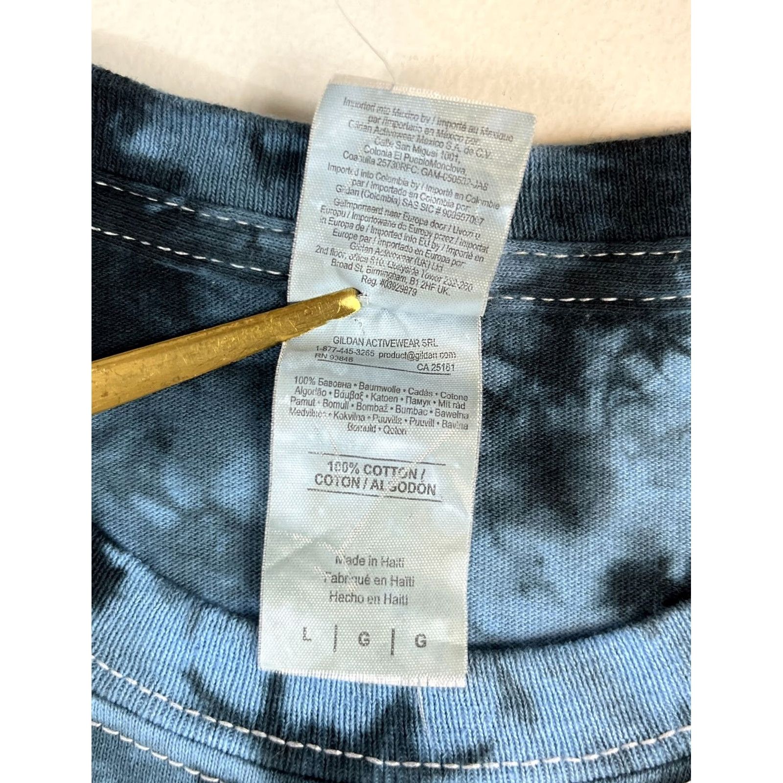 Gildan The Chainsmokers World War Joy 2019 Album Tie Dye T-shirt Double-Sided Sz L Size US L / EU 52-54 / 3 - 6 Thumbnail