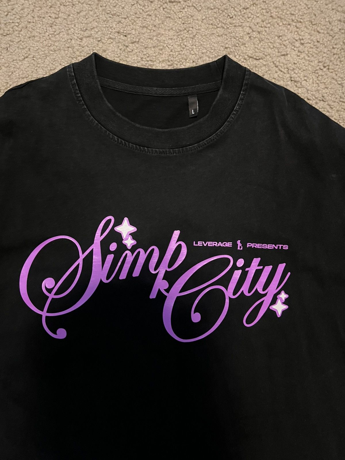 Other Simp City x Leverage R&B Music Tee Size US L / EU 52-54 / 3 - 2 Thumbnail