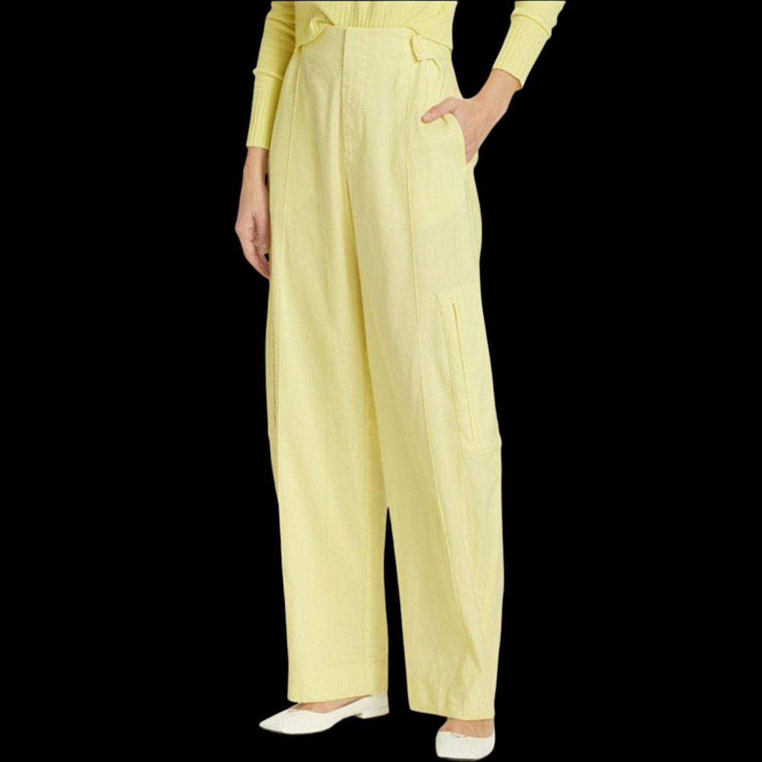 Vince Vince Yellow Pants | Size 12 Size 34" / US 12 / IT 48 - 6 Thumbnail