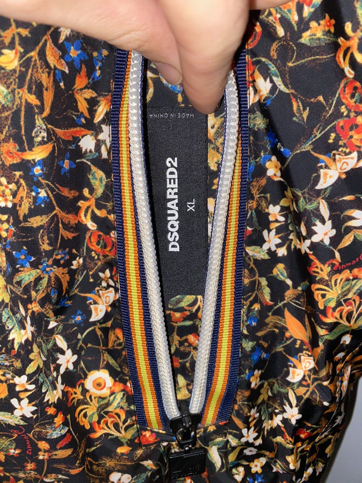 Dsquared2 × K-Way Dsquared2 x Kway Bomber Puffer Jacket Size US XL / EU 56 / 4 - 11 Thumbnail