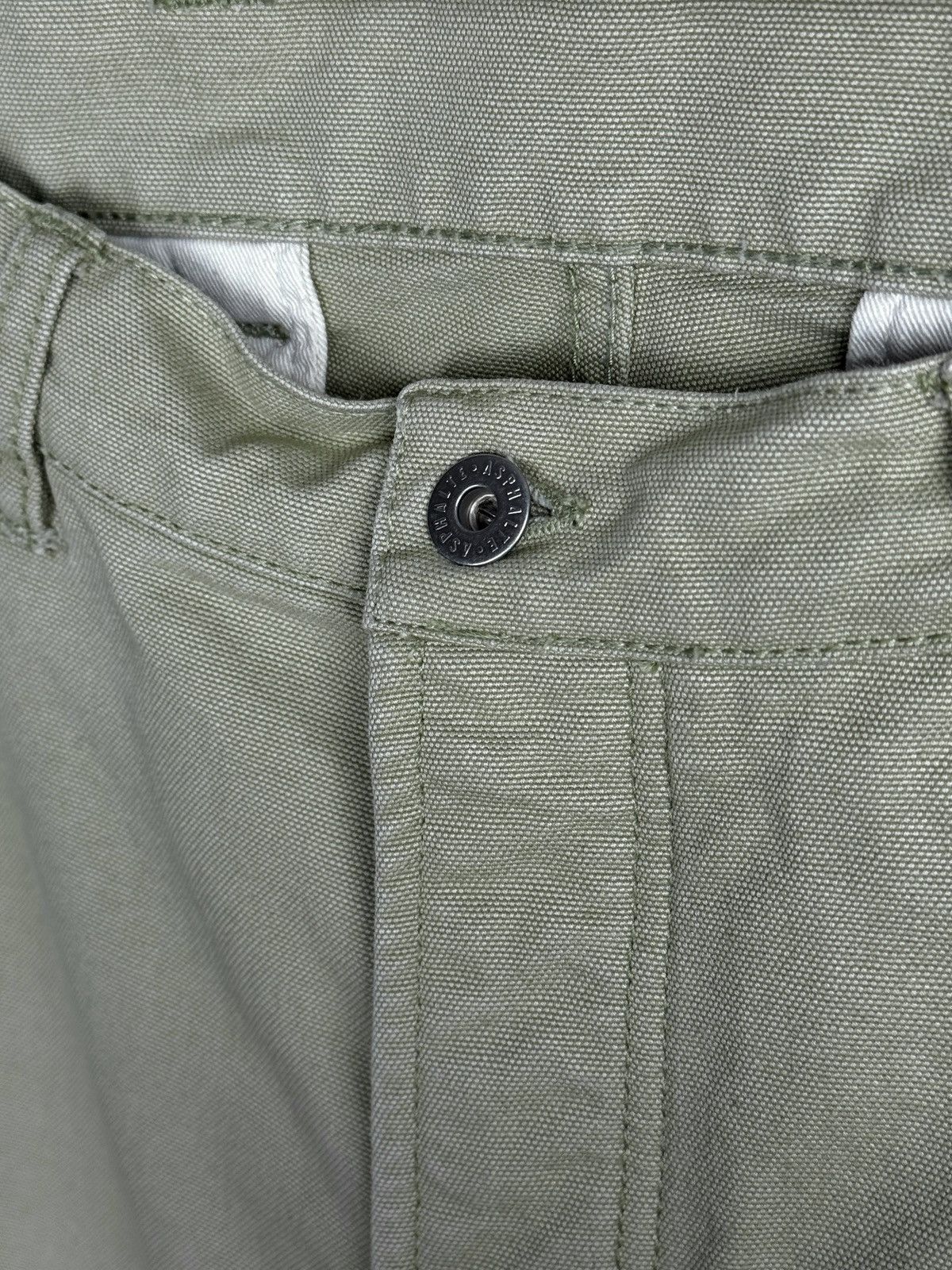 Asphalt Asphalte Beige/Green Denim Twill style Cotton pants Size US 36 / EU 52 - 6 Thumbnail