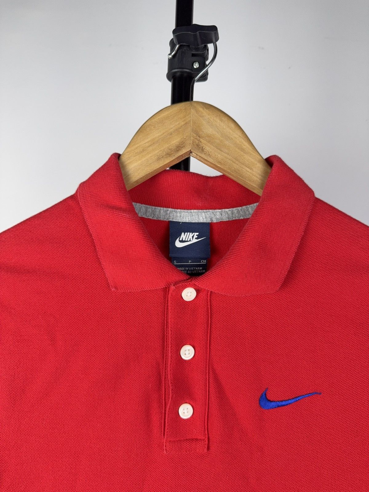Nike × Vintage Vintage 00s Tennis/ Golf Nike Red Polo Shirt Size US S / EU 44-46 / 1 - 3 Thumbnail