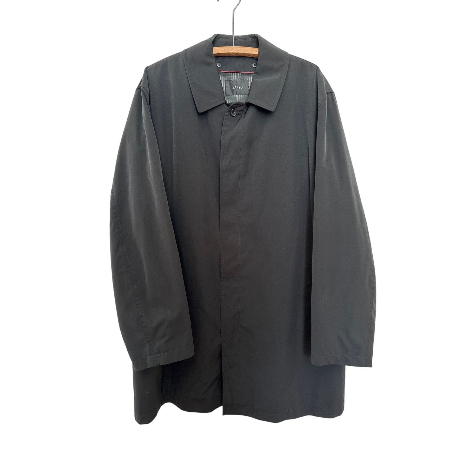 Sanyo Sanyo New York preppy black coat removble wool liner 46 R Size US XL / EU 56 / 4 - 1 Thumbnail