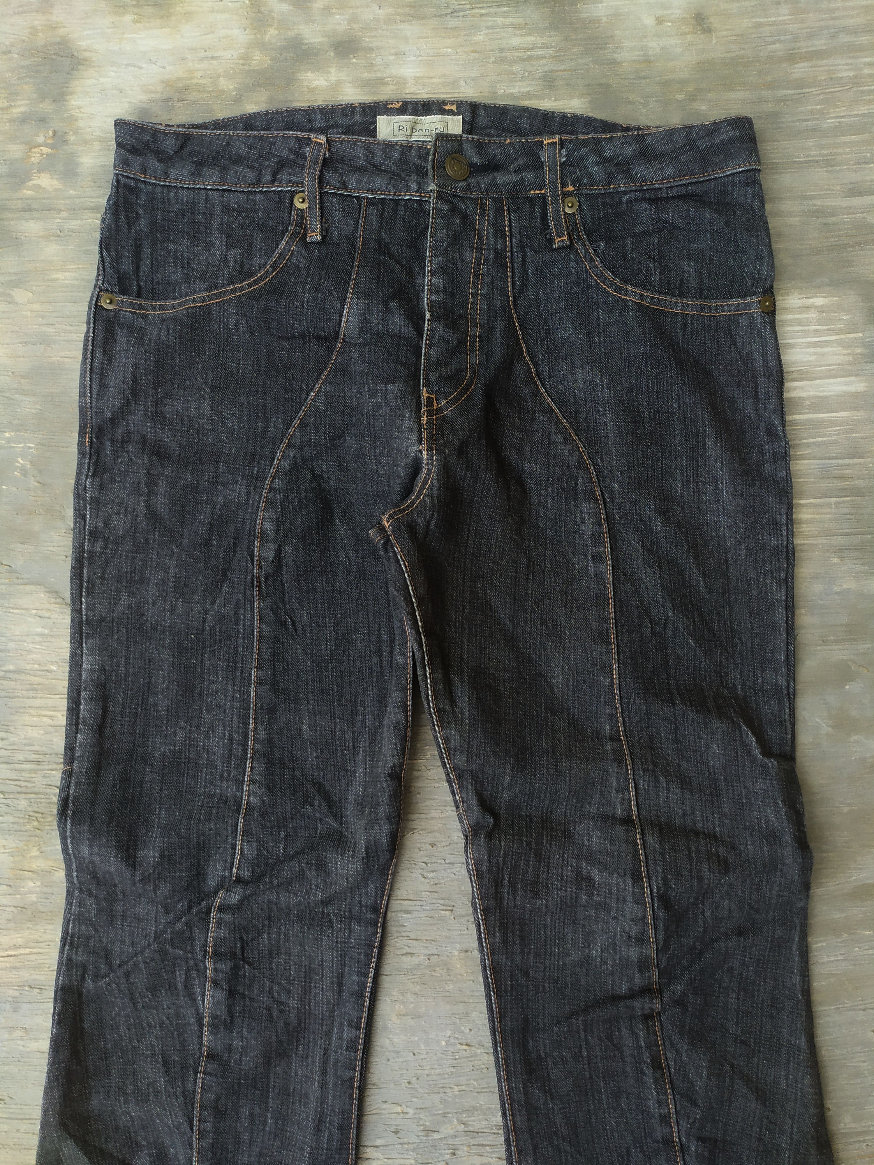 Hysteric Glamour × Japanese Brand Ri Ben-Nu Cowboy Denim Size US 32 / EU 48 - 3 Thumbnail