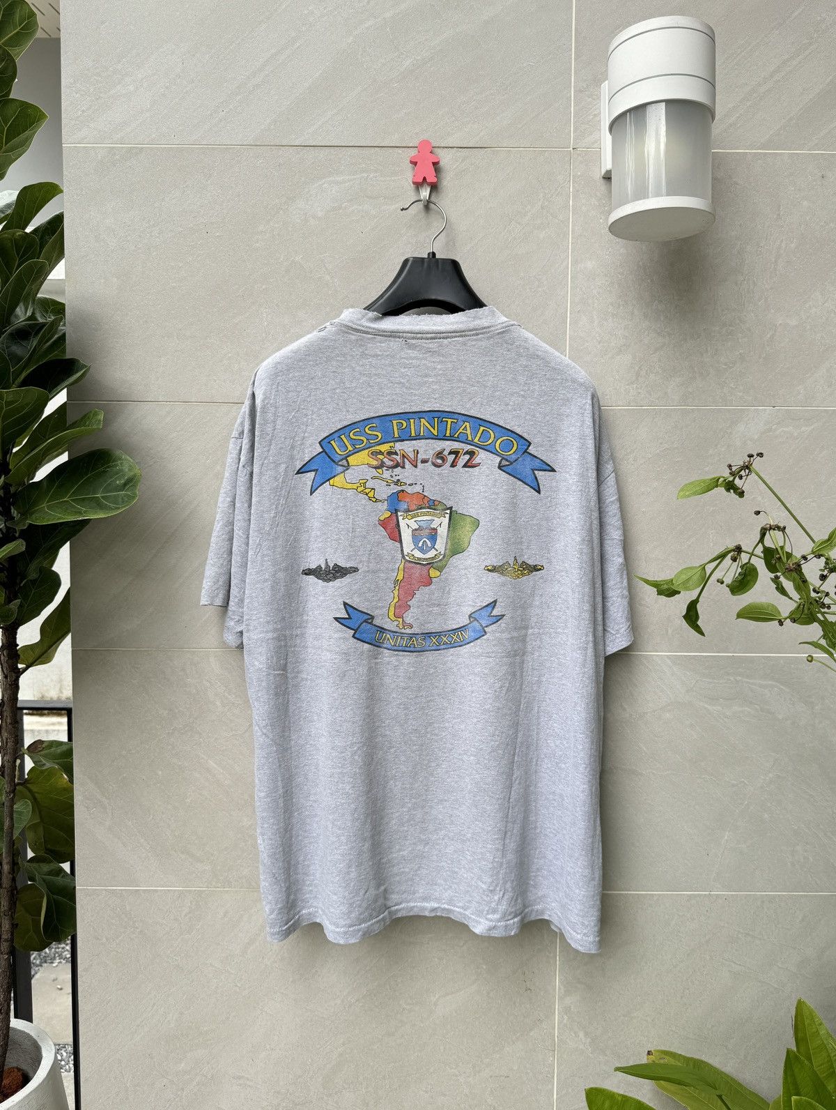 Vintage USS Pintado “SSN-672” Unitas 90s Size US XL / EU 56 / 4 - 1 Thumbnail