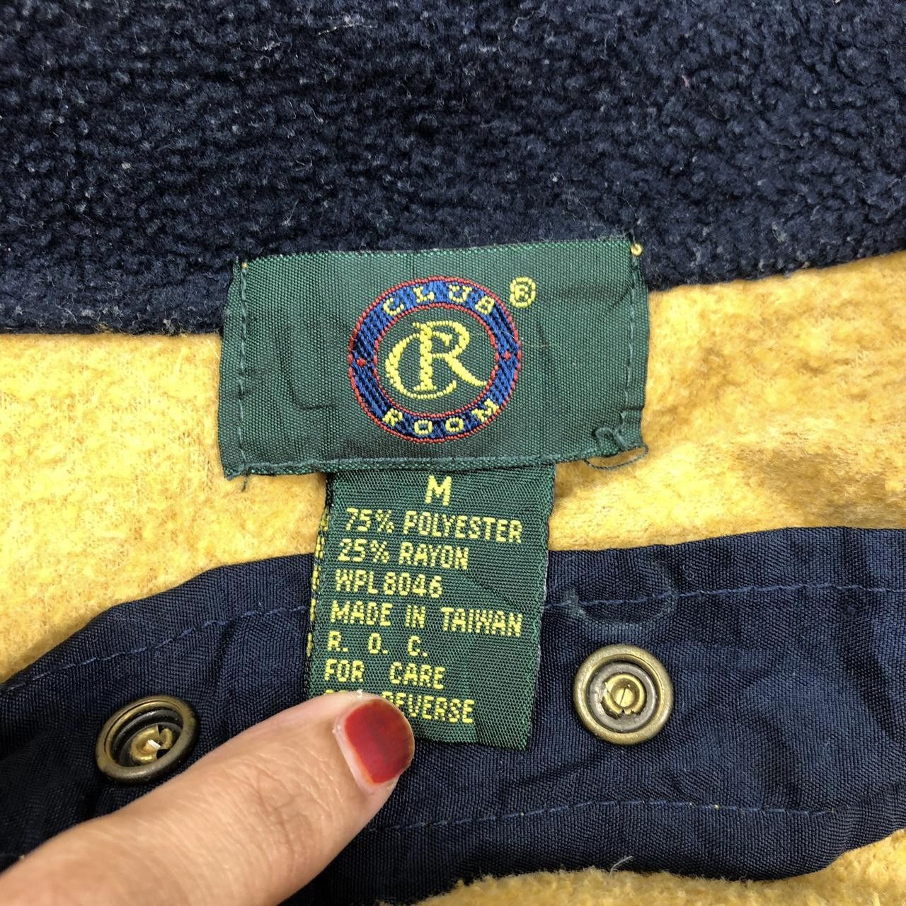 Club Room Vintage CLUB ROOM USA Fleece Sweater Outdoor Windbreaker Size US M / EU 48-50 / 2 - 4 Thumbnail