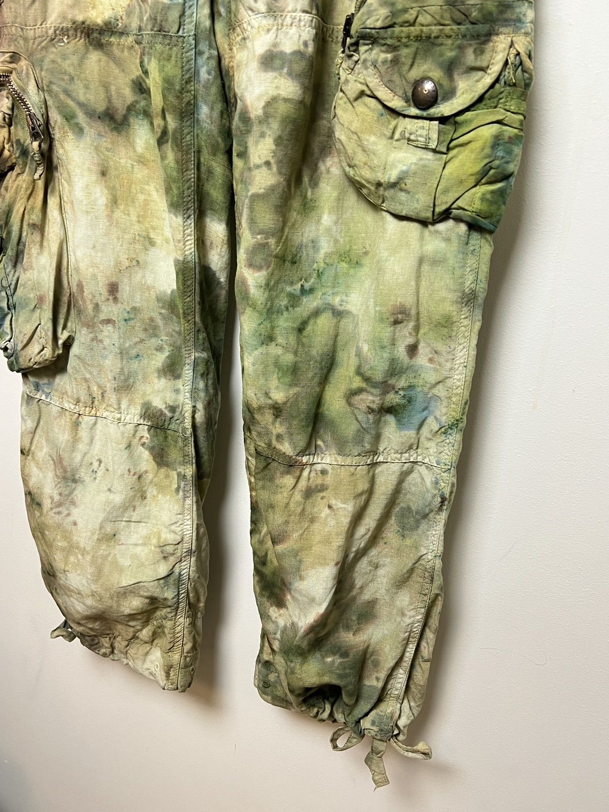 Polo Ralph Lauren ralph lauren tie dye cargo camo multipocket army pants Size US 33 - 4 Thumbnail