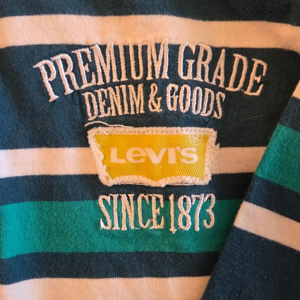 Levi's Vintage Levi's Blue Striped Long Sleeve Shirt - Boys - Small Size US XXS / EU 40 - 5 Thumbnail