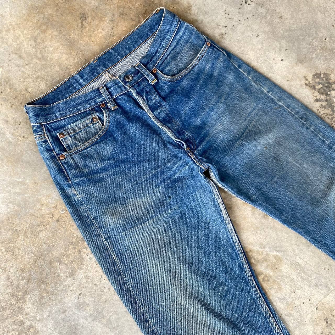 Levi's Vintage Clothing VINTAGE 1992 LEVIS 501xx BLUEWASH FADED BUTTON 520 W31X32.5" Size US 31 - 6 Thumbnail