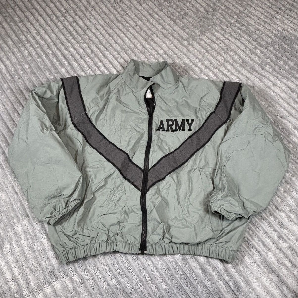Other US Army Ipfu Men Jacket M Green Nylon Windbreaker Full Zip Size US M / EU 48-50 / 2 - 1 Thumbnail