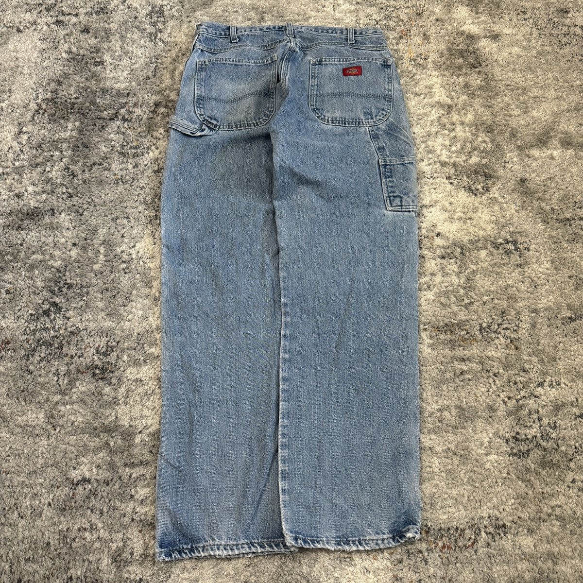 Dickies × StraightFaded × Vintage Vintage 90s Dickies light wash wide leg carpenter jeans Size US 32 / EU 48 - 1 Thumbnail