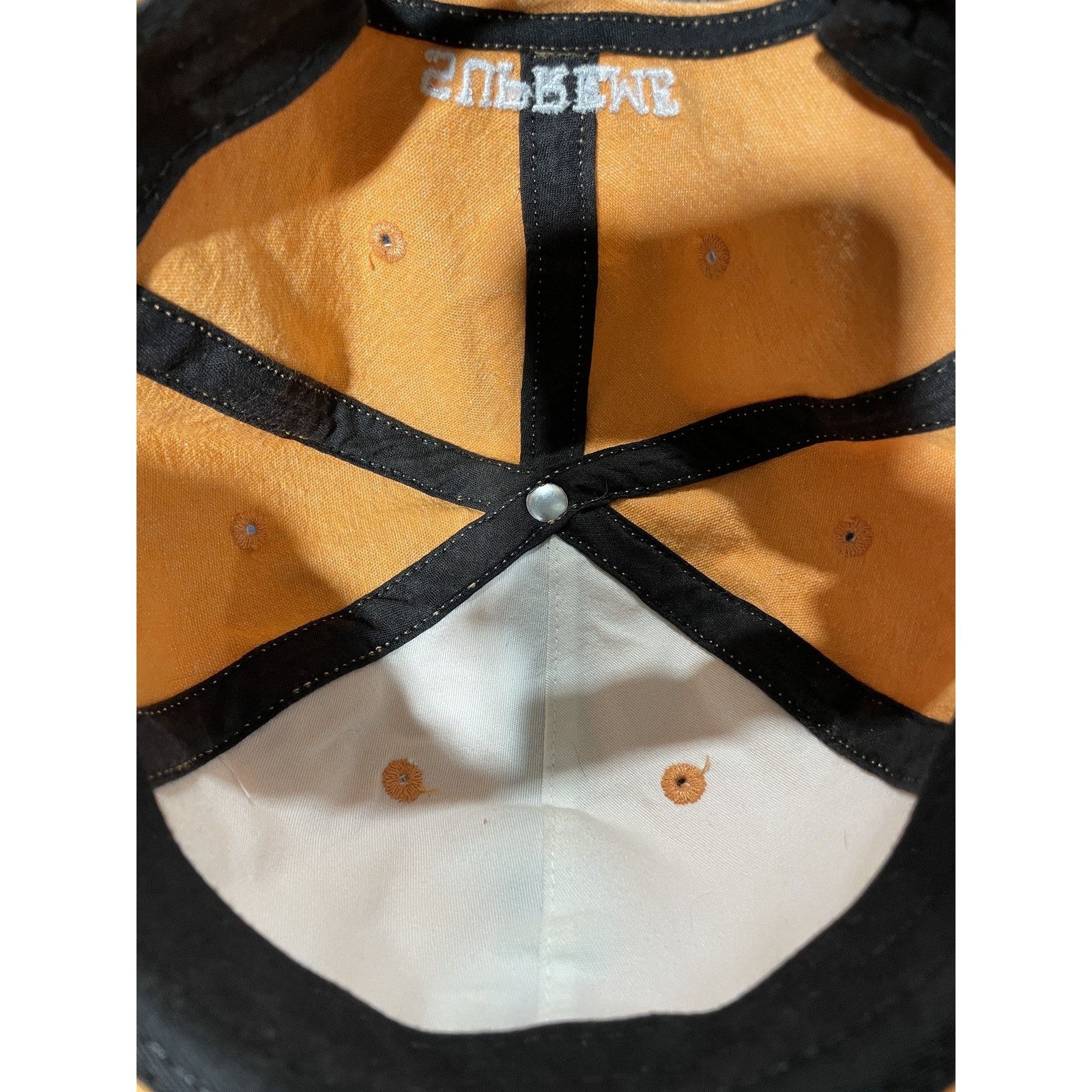 Supreme SUPREME PIGMENT CANVAS S LOGO 6-PANEL HAT ORANGE PREOWNED Size ONE SIZE - 5 Thumbnail