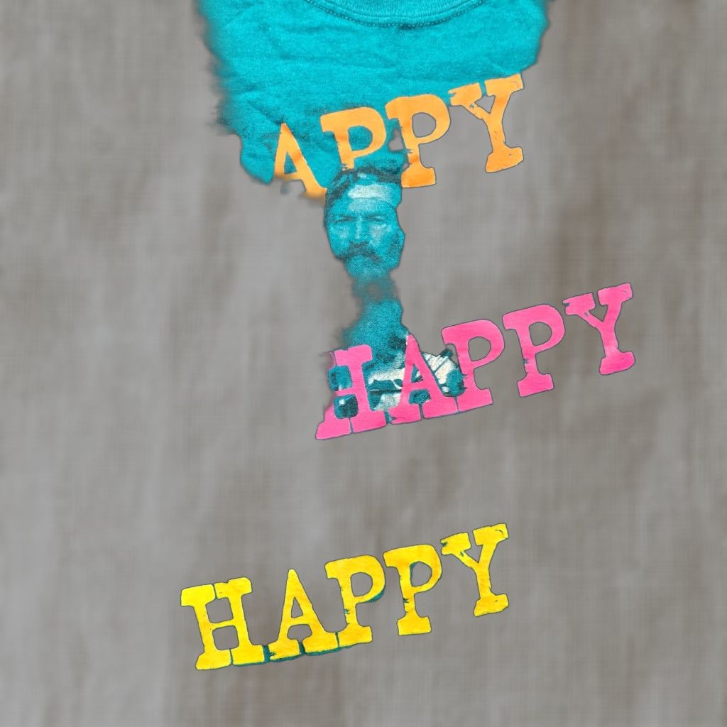 Gildan Duck Dynasty Blue T-Shirt Phil Robertson "Happy Happy Happy" Adult Men's L Large Size US L / EU 52-54 / 3 - 1 Thumbnail