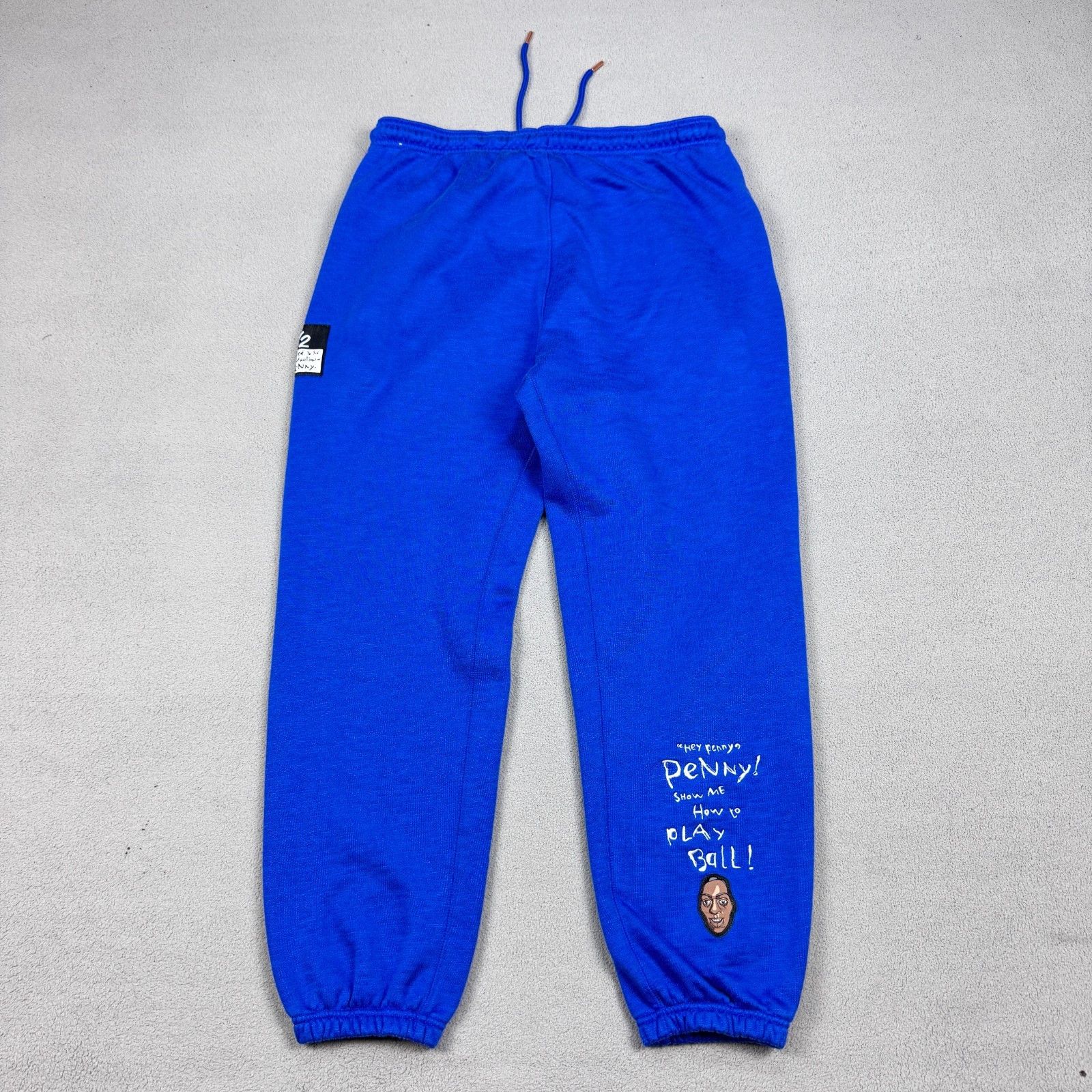 Nike Nike Lil Penny Hardaway Basketball Fleece Joggers Blue XL Size US 34 / EU 50 - 3 Thumbnail