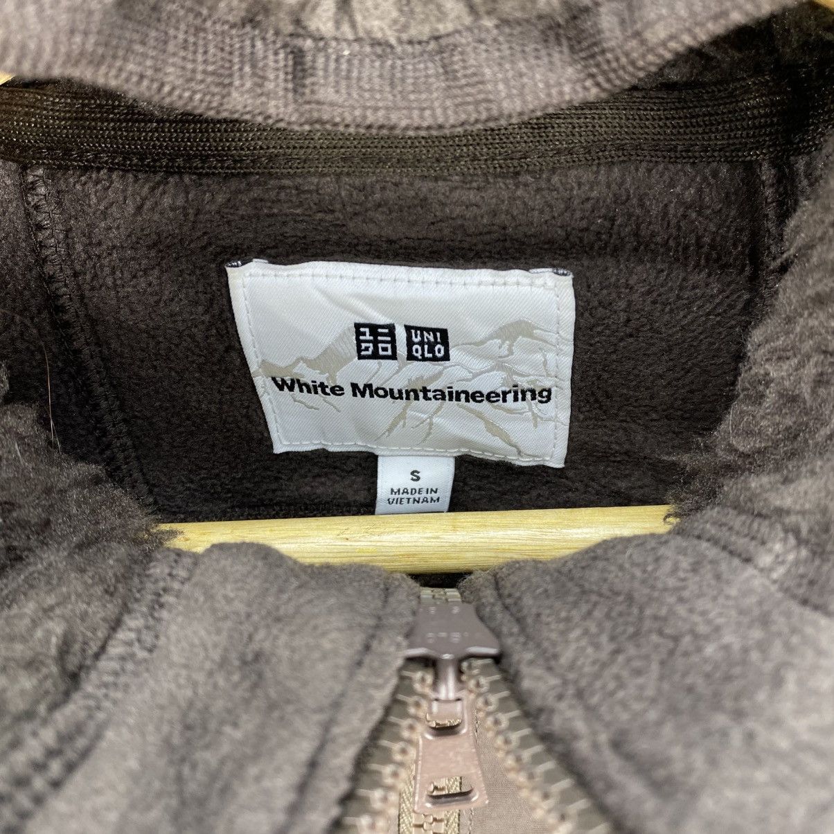 Japanese Brand Uniqlo X White Mountainneering Fleece Hoodie Jacket Brown Size US M / EU 48-50 / 2 - 11 Thumbnail