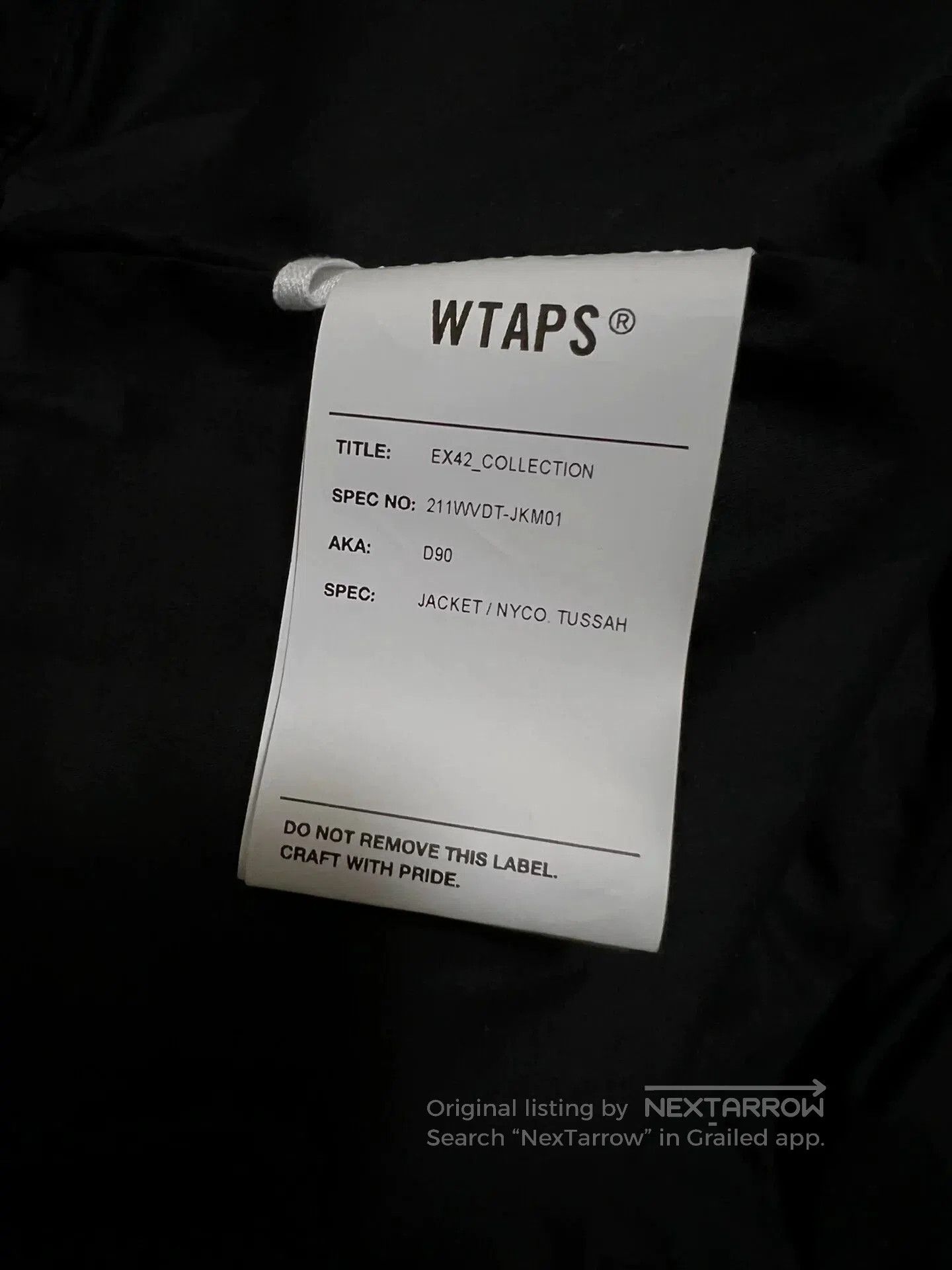 Wtaps WTAPS 21SS D90 Tank Jacket. Size US M / EU 48-50 / 2 - 3 Thumbnail
