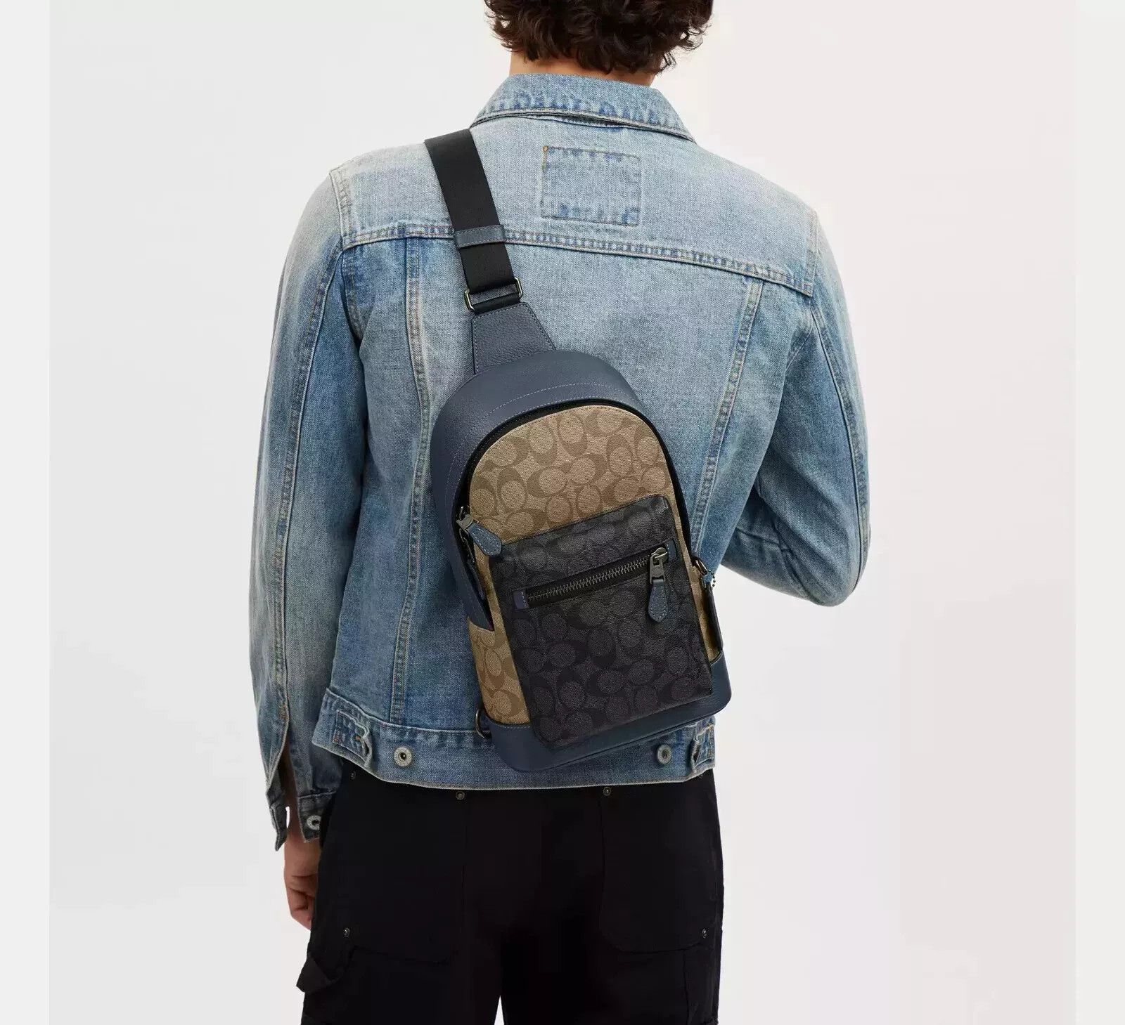 Coach Coach CT813 West Pack In Colorblock With Signature Canvas Size ONE SIZE - 2 Thumbnail