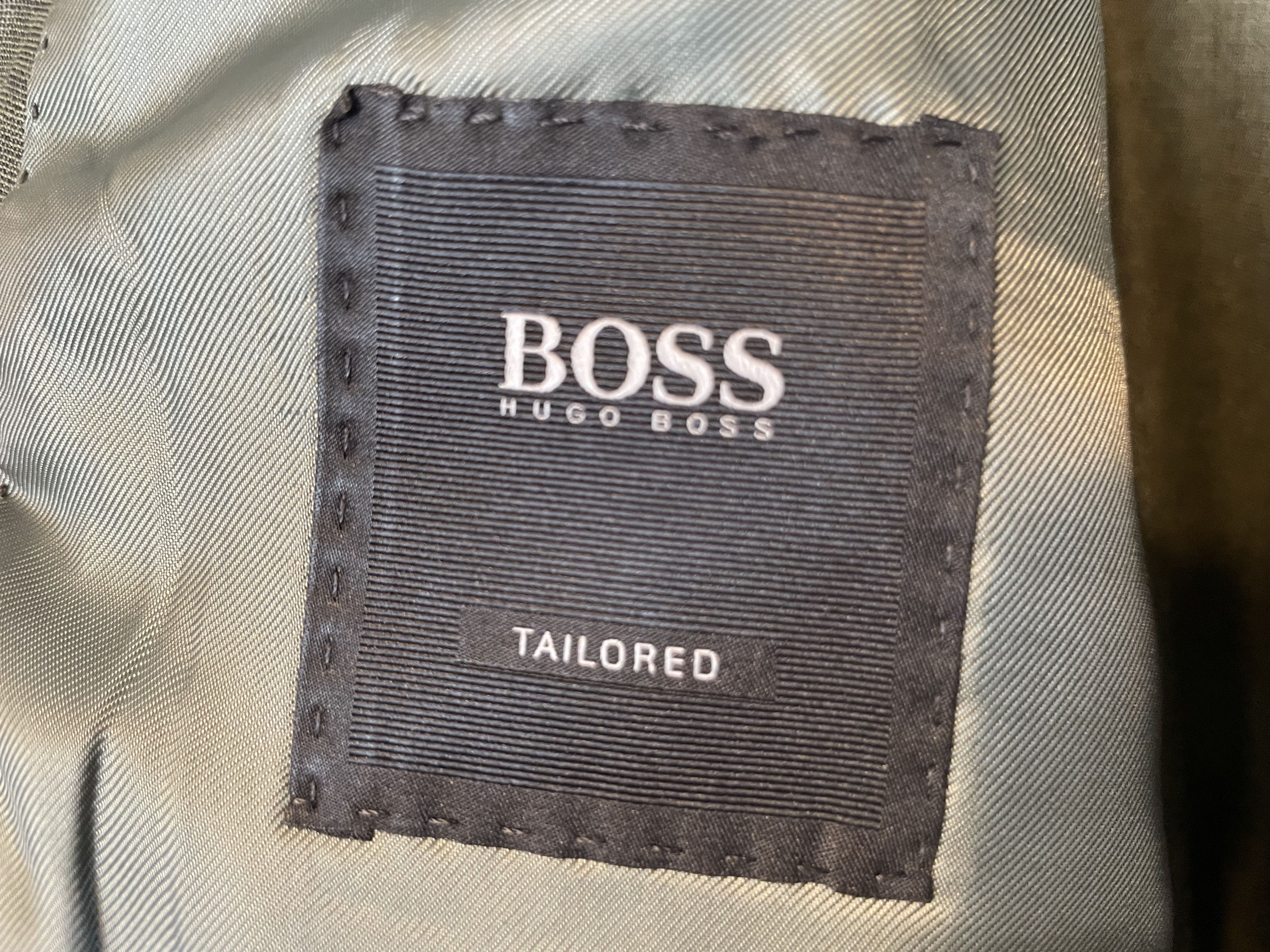 Hugo Boss Green/Grey Cast Boss Tailored Sports Jacket Size 40R - 6 Thumbnail