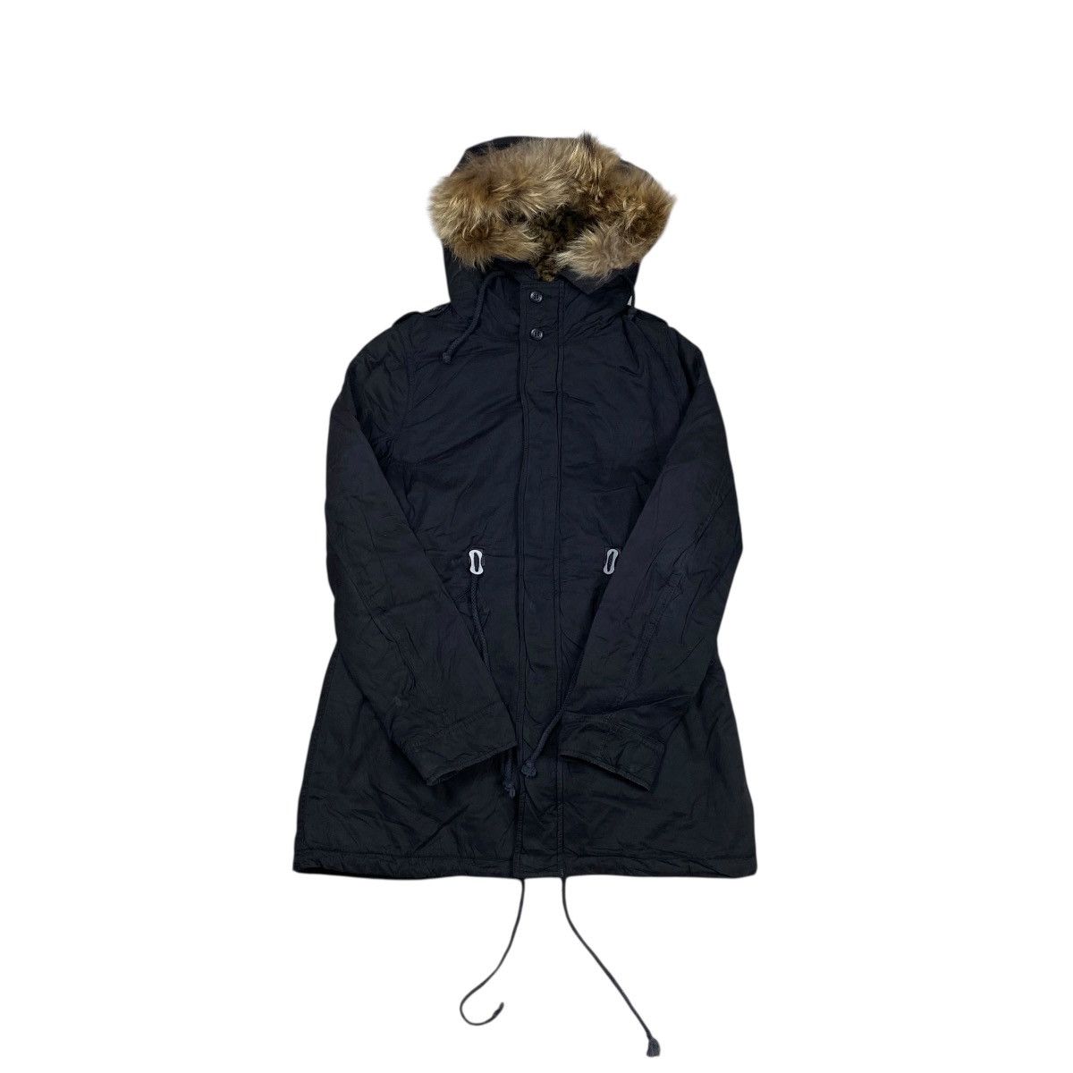 Japanese Brand × Le Grande Bleu (L.G.B.) × MOUSSY Moussy Fur Leopard Inner Parka Jacket Size US M / EU 48-50 / 2 - 4 Thumbnail