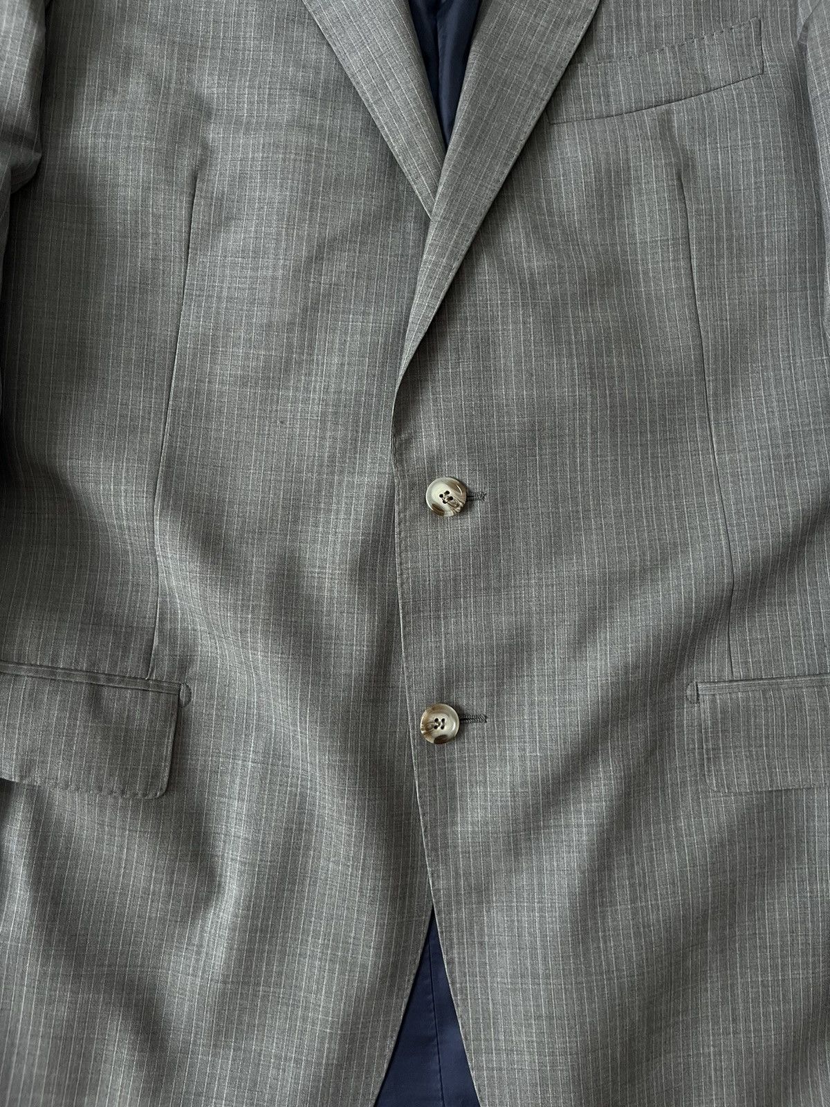 Suitsupply Suitsupply pure wool striped blazer 2 button Size 44L - 2 Thumbnail