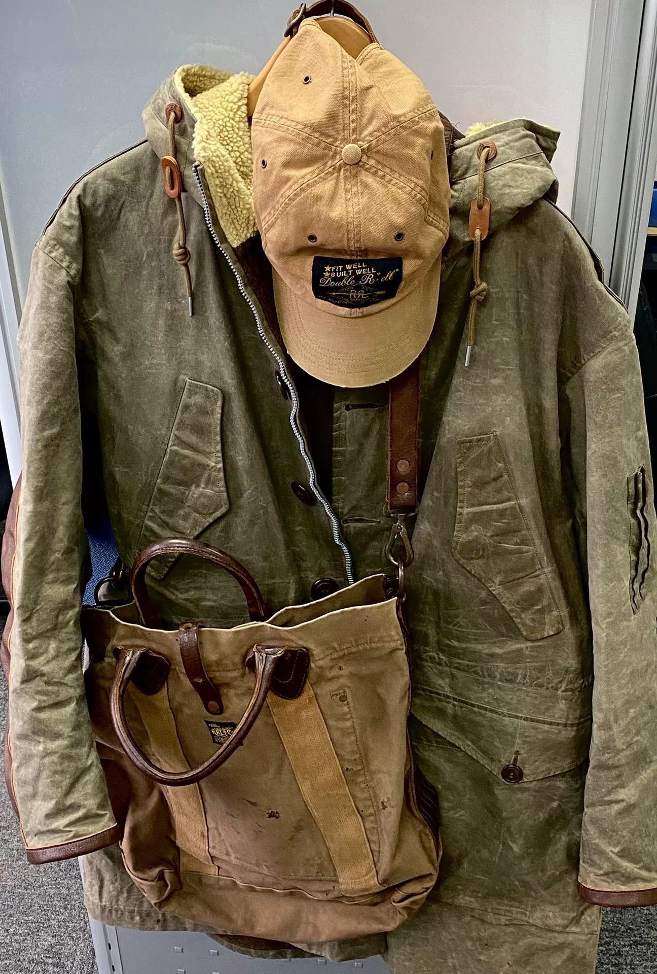 RRL Ralph Lauren mccarthy oil cotton m47 jacket parka Size US M / EU 48-50 / 2 - 1 Thumbnail