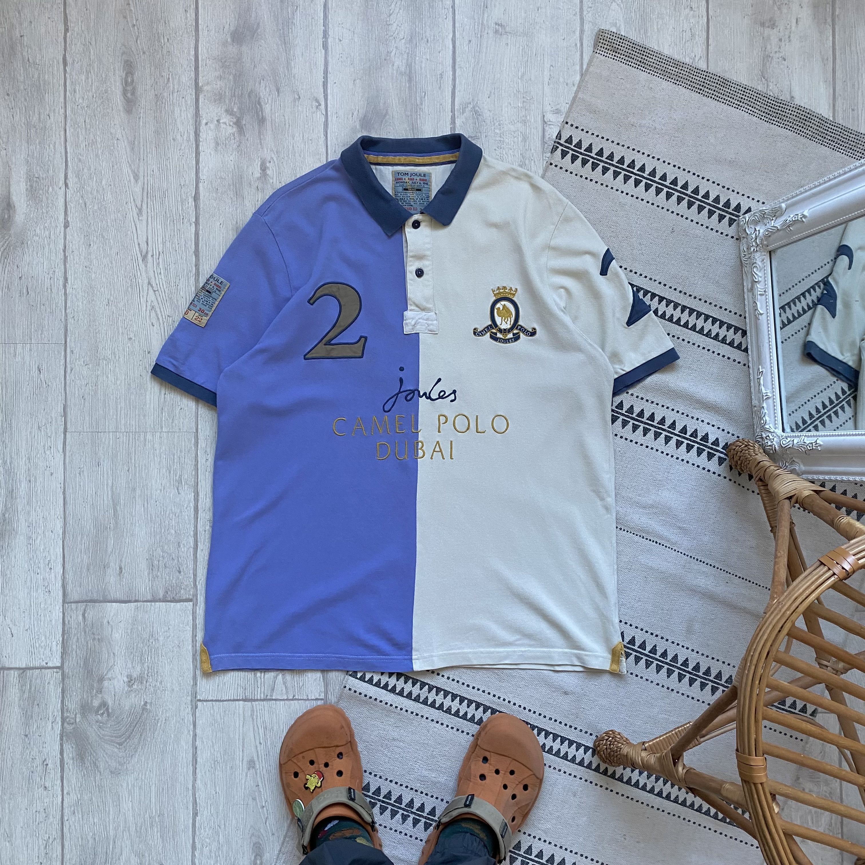 Polo Ralph Lauren Camel Polo Dubai Vintage Chief Keef Ralph Lauren style polo Size US XL / EU 56 / 4 - 2 Thumbnail