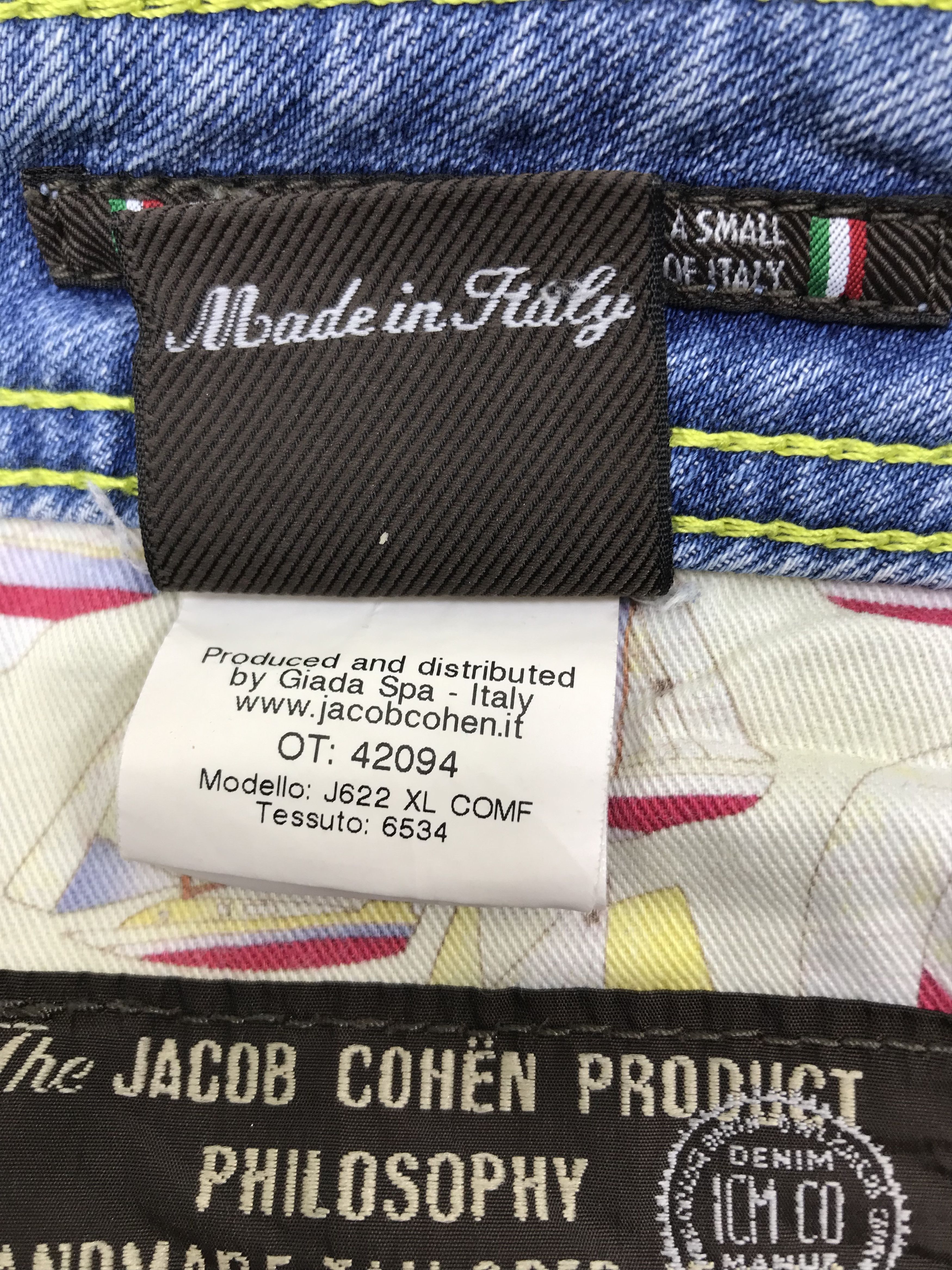 Jacob Cohen Vintage Jacon Cohen Blue Wash Jeans Size US 34 / EU 50 - 12 Thumbnail