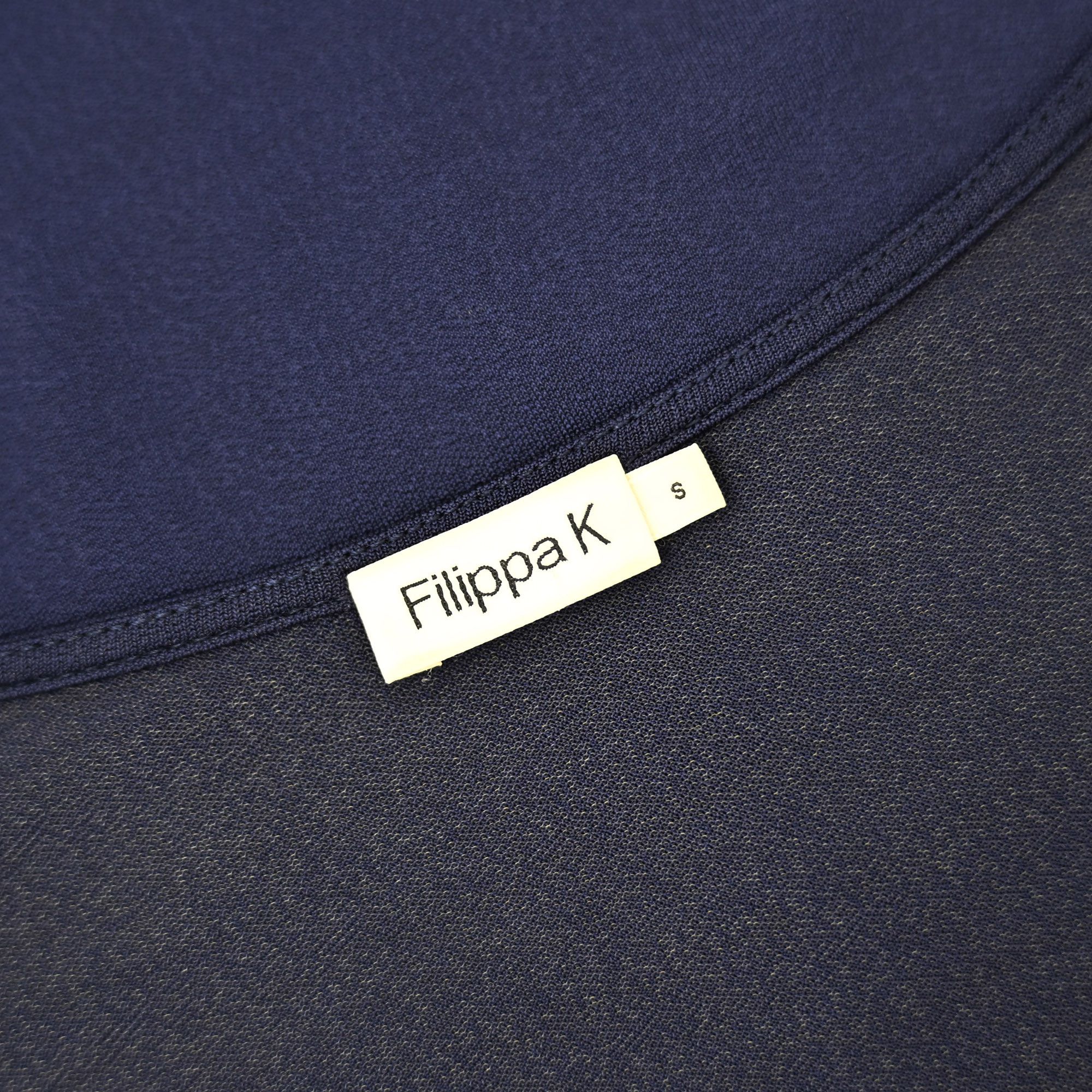 Filippa K Filippa K flared tie at waist midi dress in navy blue Size S / US 4 / IT 40 - 8 Thumbnail