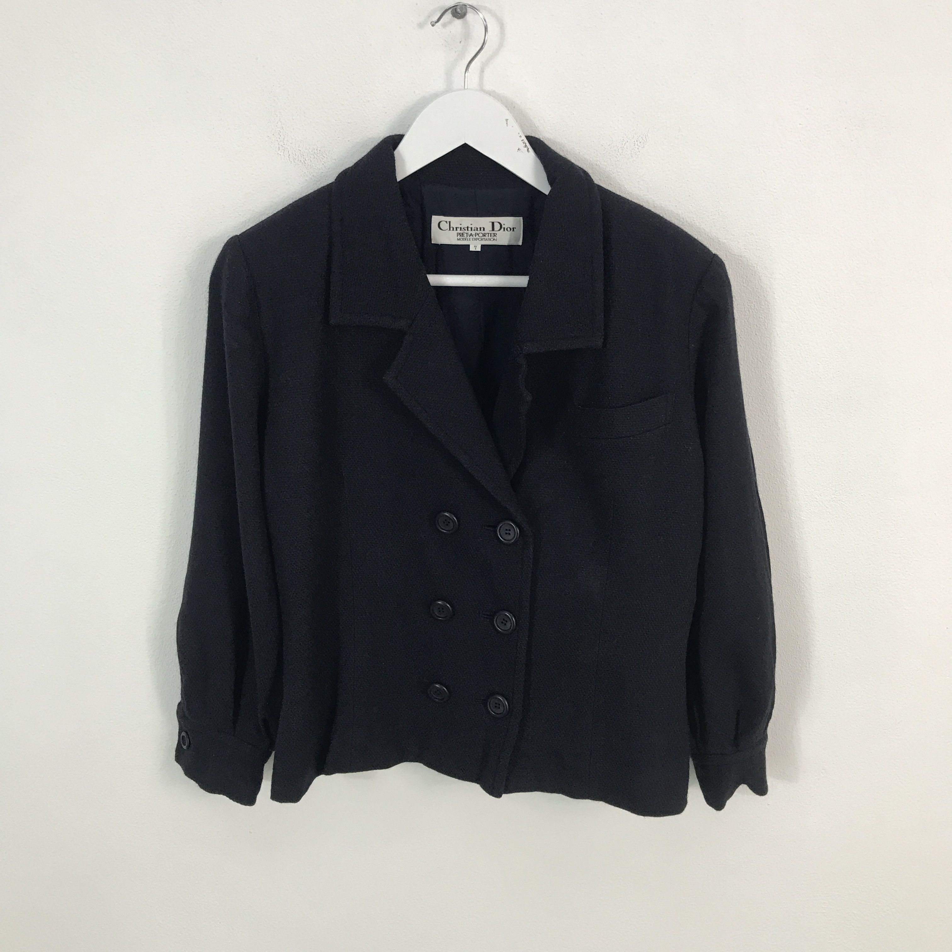Christian Dior Monsieur × Japanese Brand Rare Christian Dior Wool Button Up Jacket Size M / US 6-8 / IT 42-44 - 1 Thumbnail