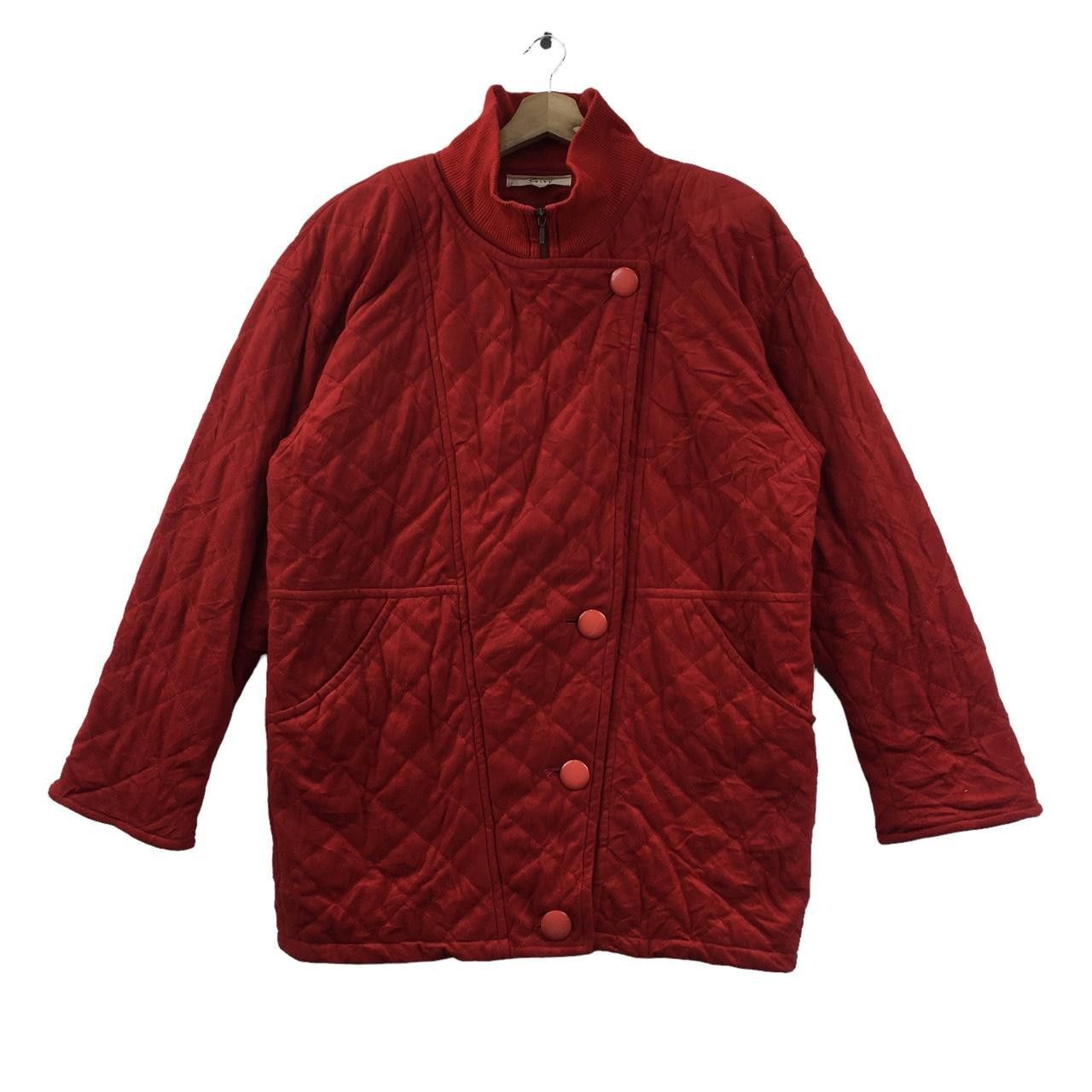 Vintage Vtg 90’ GIVY ITALY DESIGNER Quilted Bomber Size L / US 10 / IT 46 - 1 Thumbnail