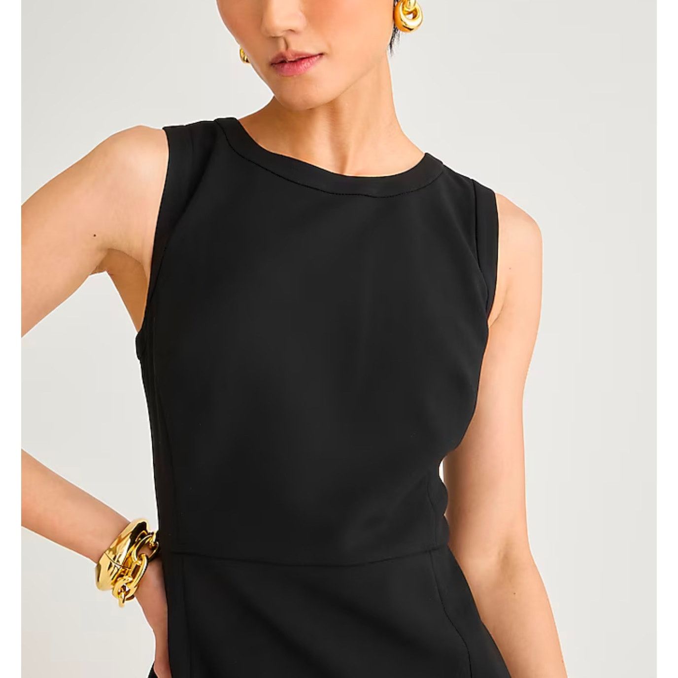 J.Crew NWT J.Crew Sheath Dress In Four Season Stretch Black Size 0 Size XS / US 0-2 / IT 36-38 - 3 Thumbnail