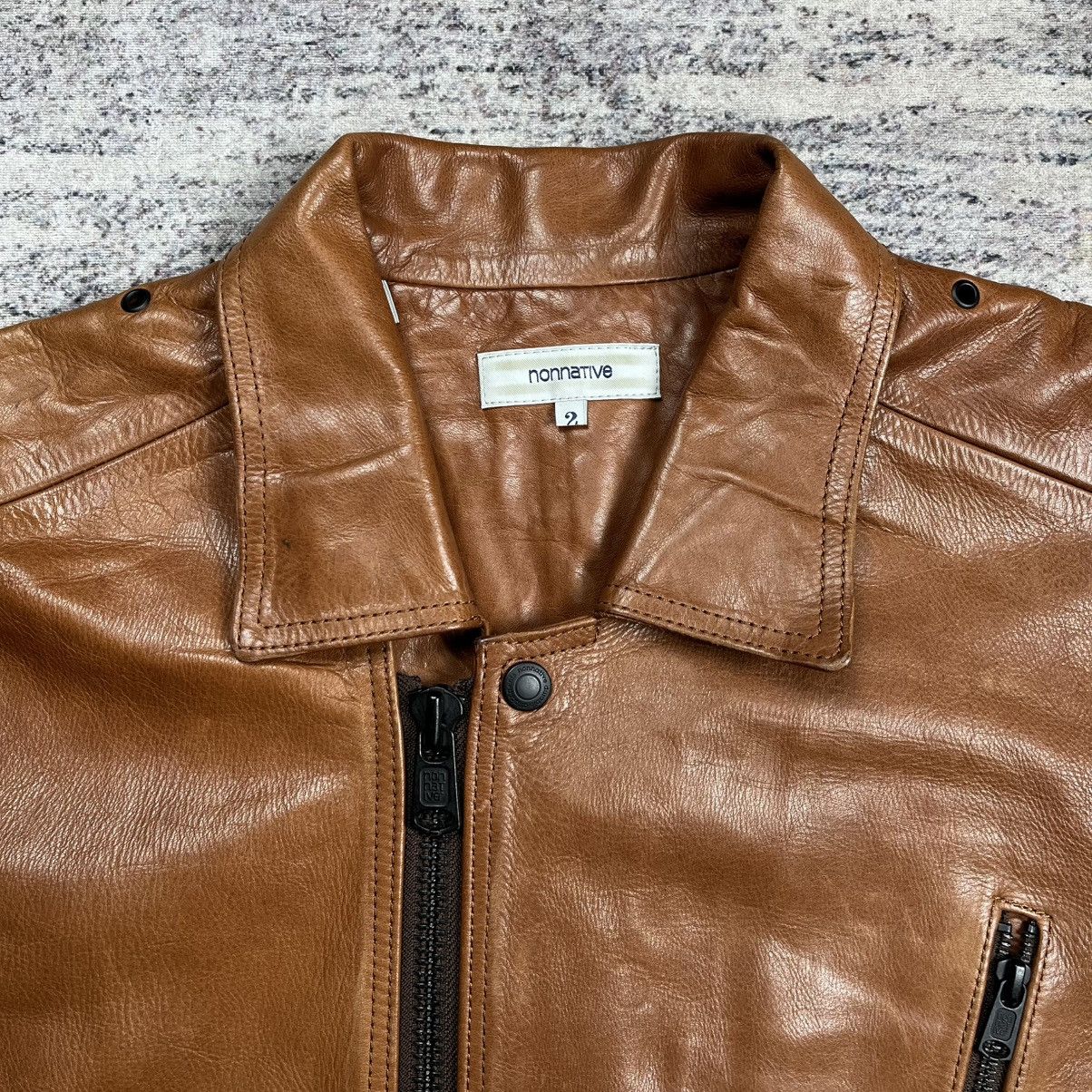 Nonnative Nonnative rider kip cafecto leather jacket Size US M / EU 48-50 / 2 - 6 Thumbnail