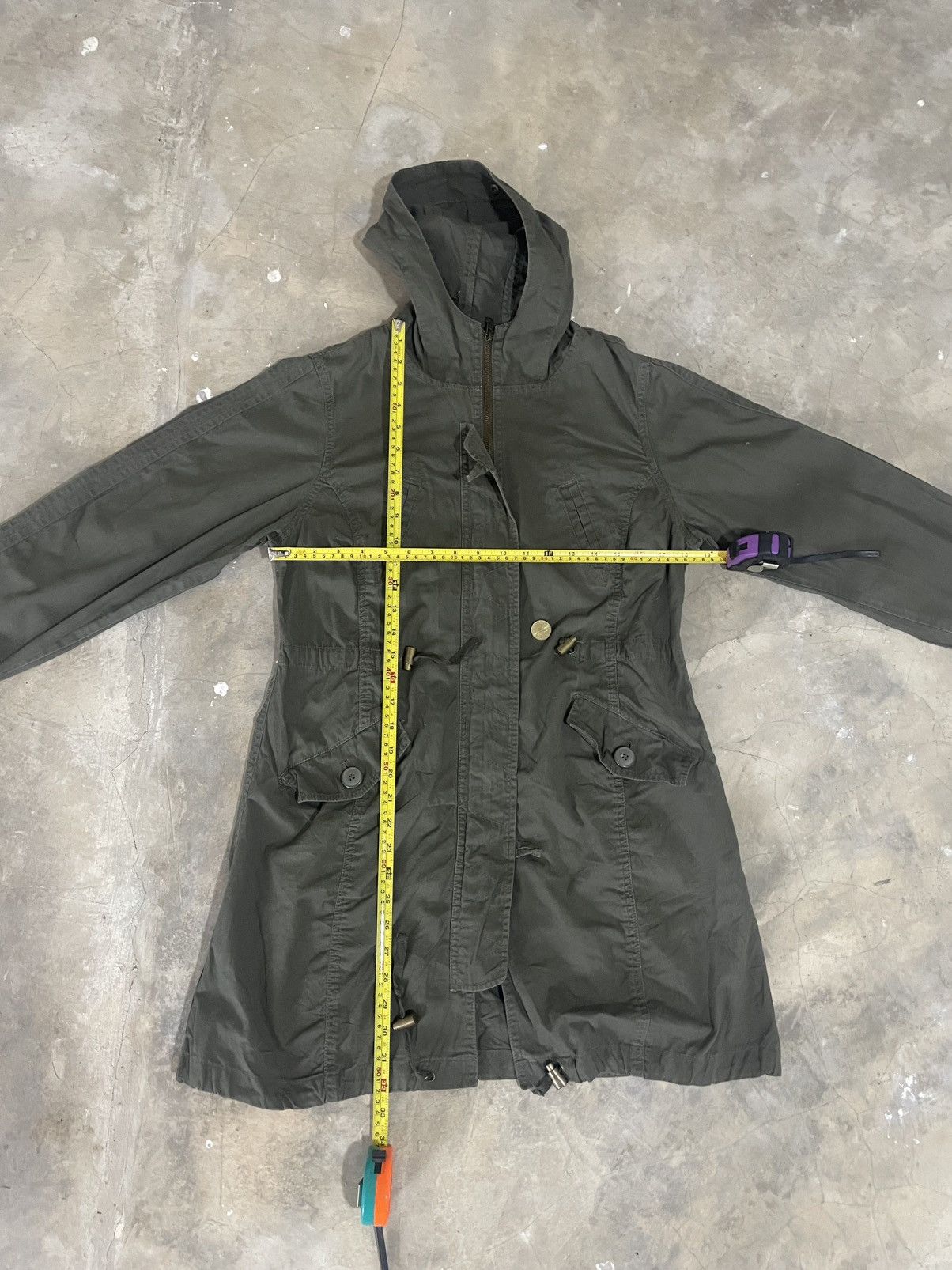 Japanese Brand × Vintage vintage y2k unbranded japanese brand military style parka Size US XS / EU 42 / 0 - 7 Thumbnail