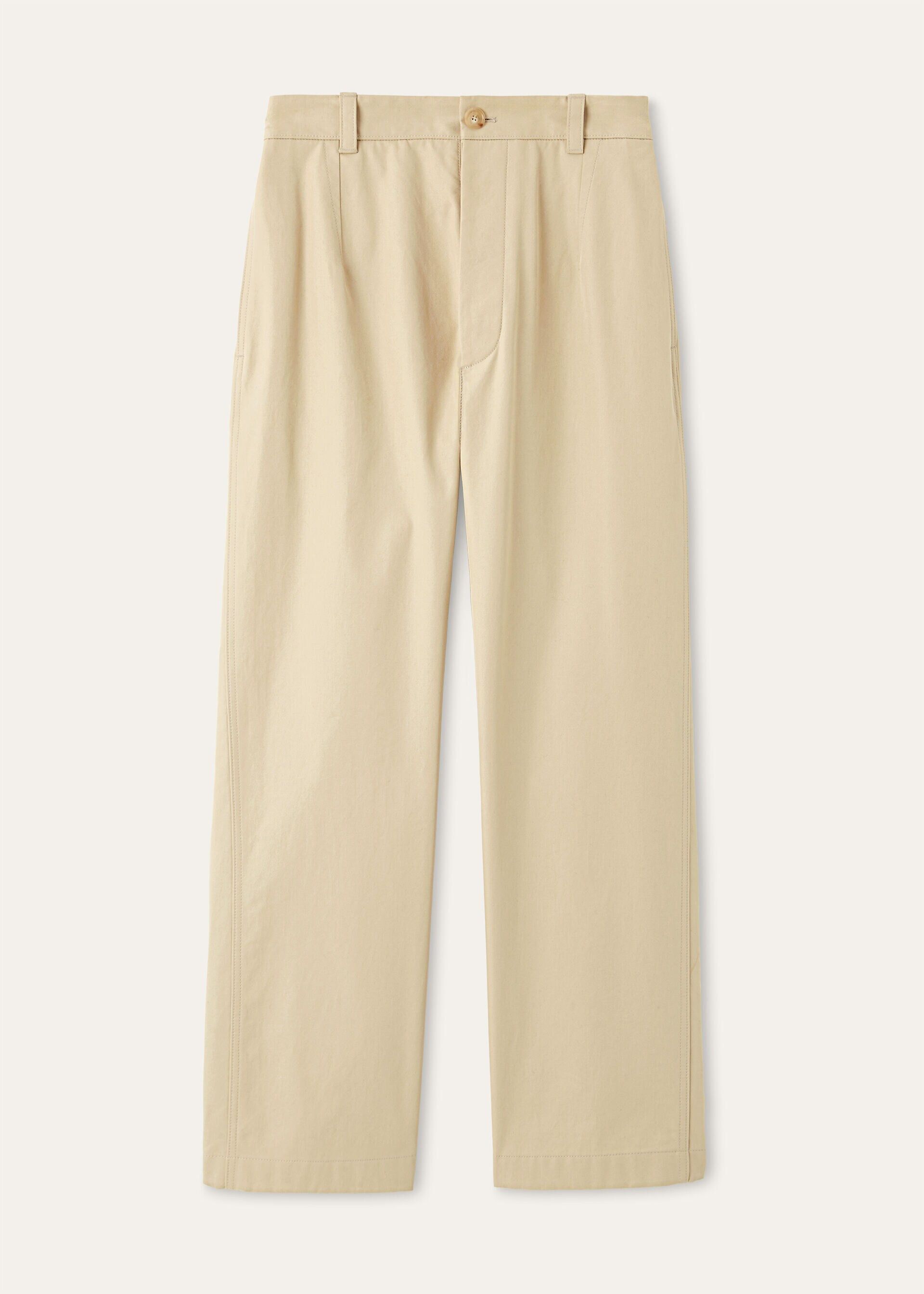 Loro Piana os11x0226 FAQ4349 Fuji Pant in Rammed Beige Size US 30 / EU 46 - 1 Thumbnail