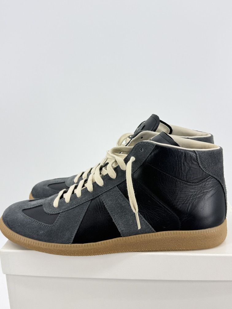 Maison Margiela GAT High Black Gray Size US 13 / EU 46 - 4 Thumbnail