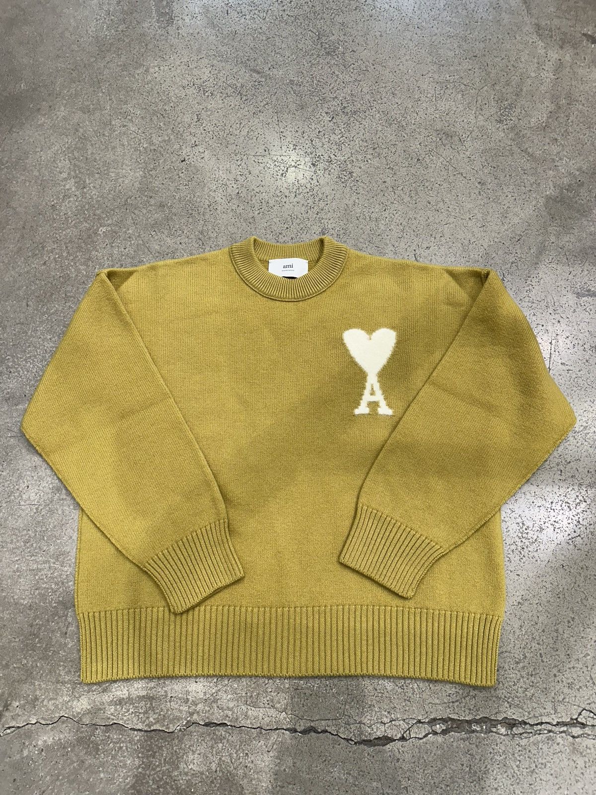 AMI AMI - ADC Crewneck Sweater Havana Size US M / EU 48-50 / 2 - 1 Thumbnail