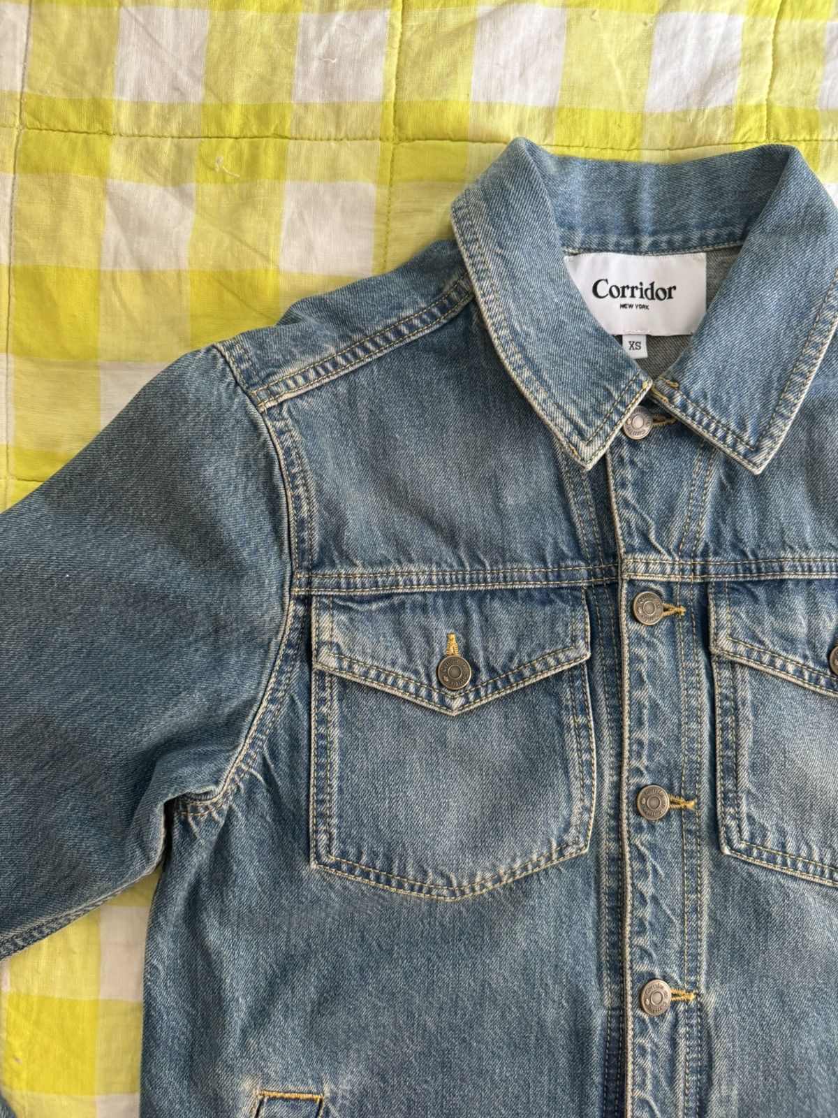 Corridor Corridor - Made in Italy Organic Cotton Denim Jacket XS NWT Size US XS / EU 42 / 0 - 17 Thumbnail