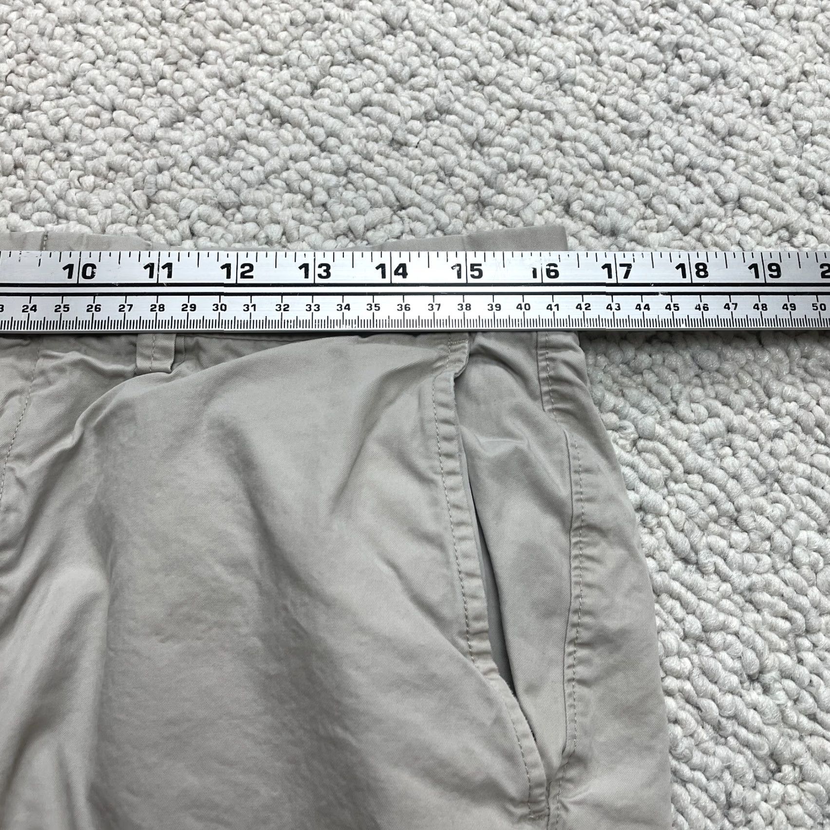 J.Crew J.Crew Shorts Mens 33 Chino Beige Cotton 11" Inseam Pockets Flat Front Regular Rise Kn... Size US 33 - 7 Thumbnail